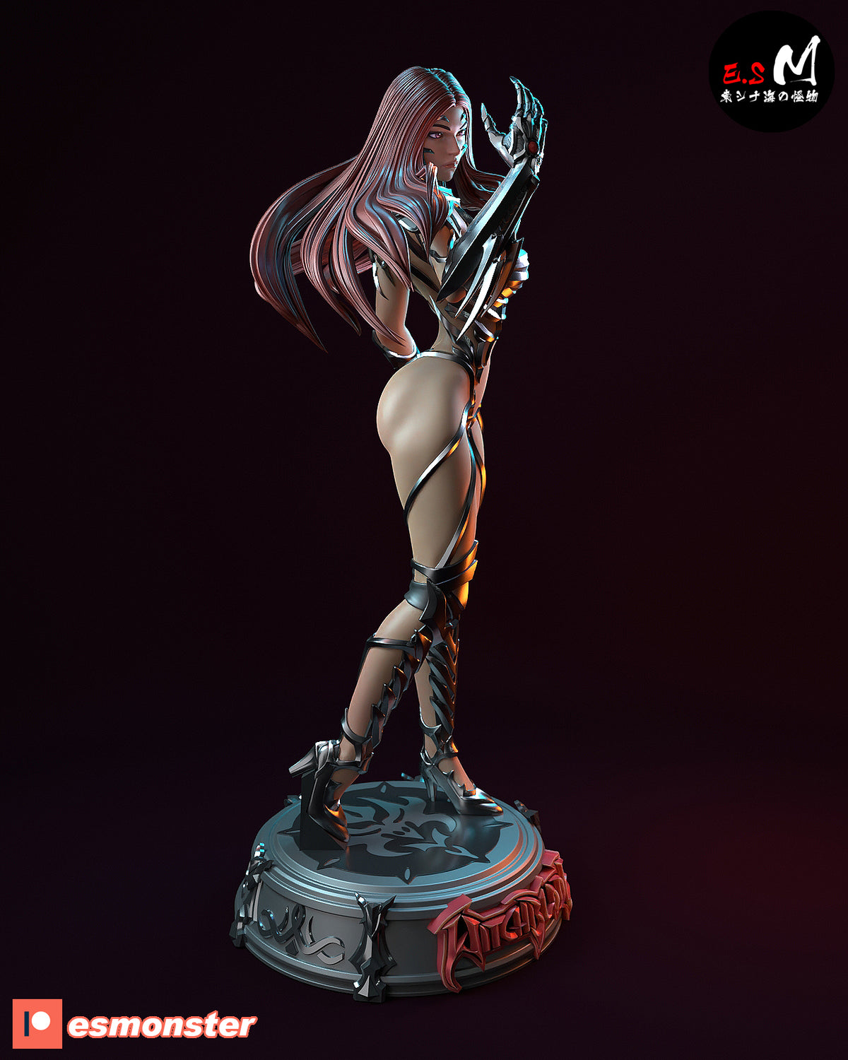 Sara Pezzini Style Witchblade Unpainted Resin Garage Model Kit (1/6-1/12)