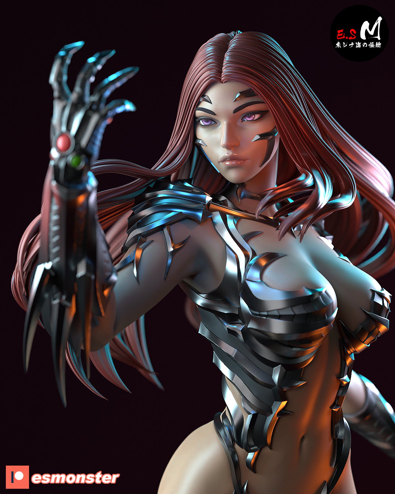 Sara Pezzini Style Witchblade Unpainted Resin Garage Model Kit (1/6-1/12)