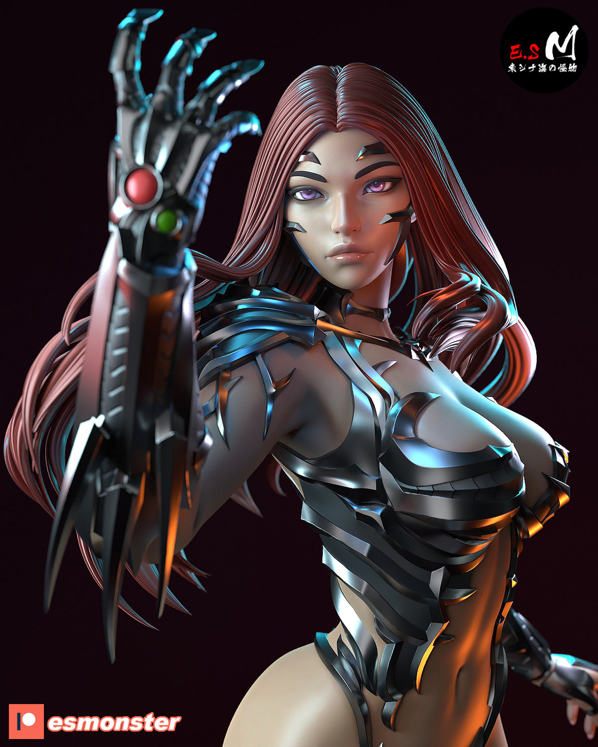 Sara Pezzini Style Witchblade Unpainted Resin Garage Model Kit (1/6-1/12)