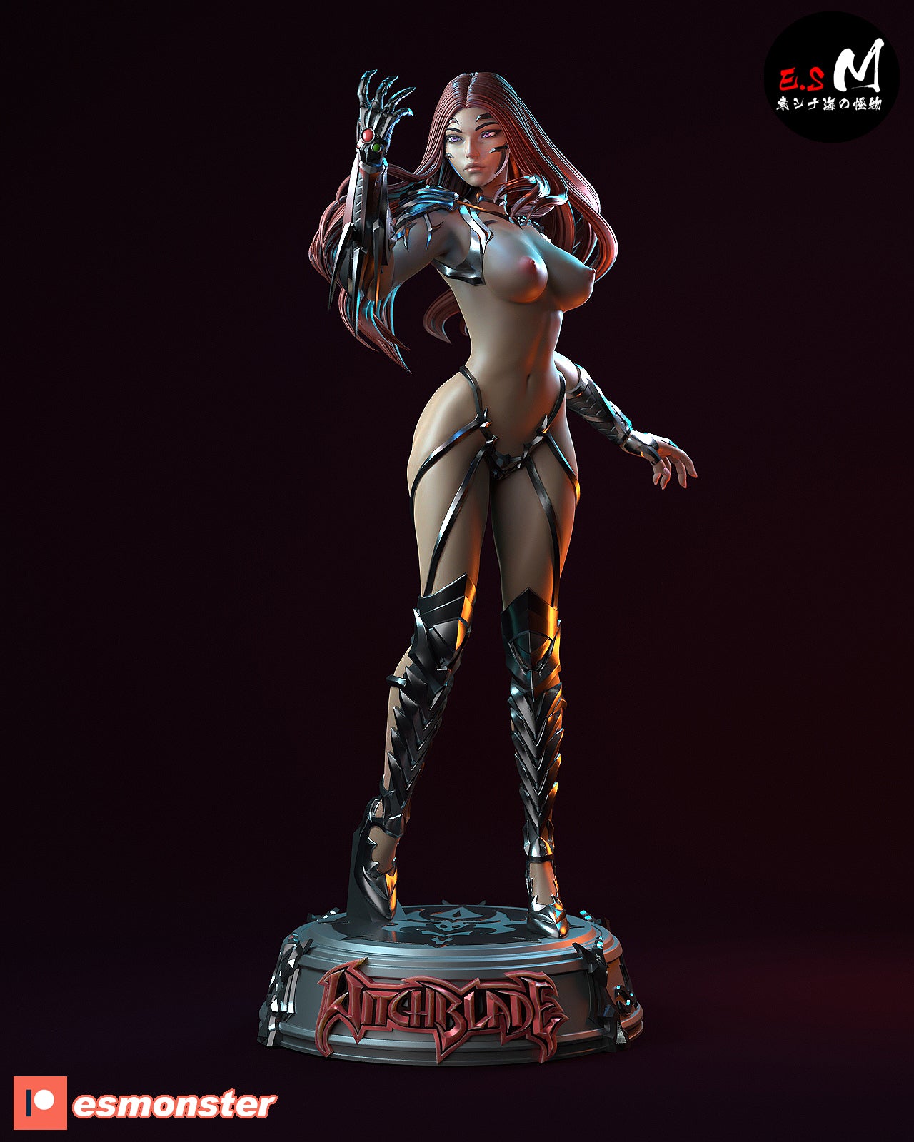 Sara Pezzini Style Witchblade Unpainted Resin Garage Model Kit (1/6-1/12)