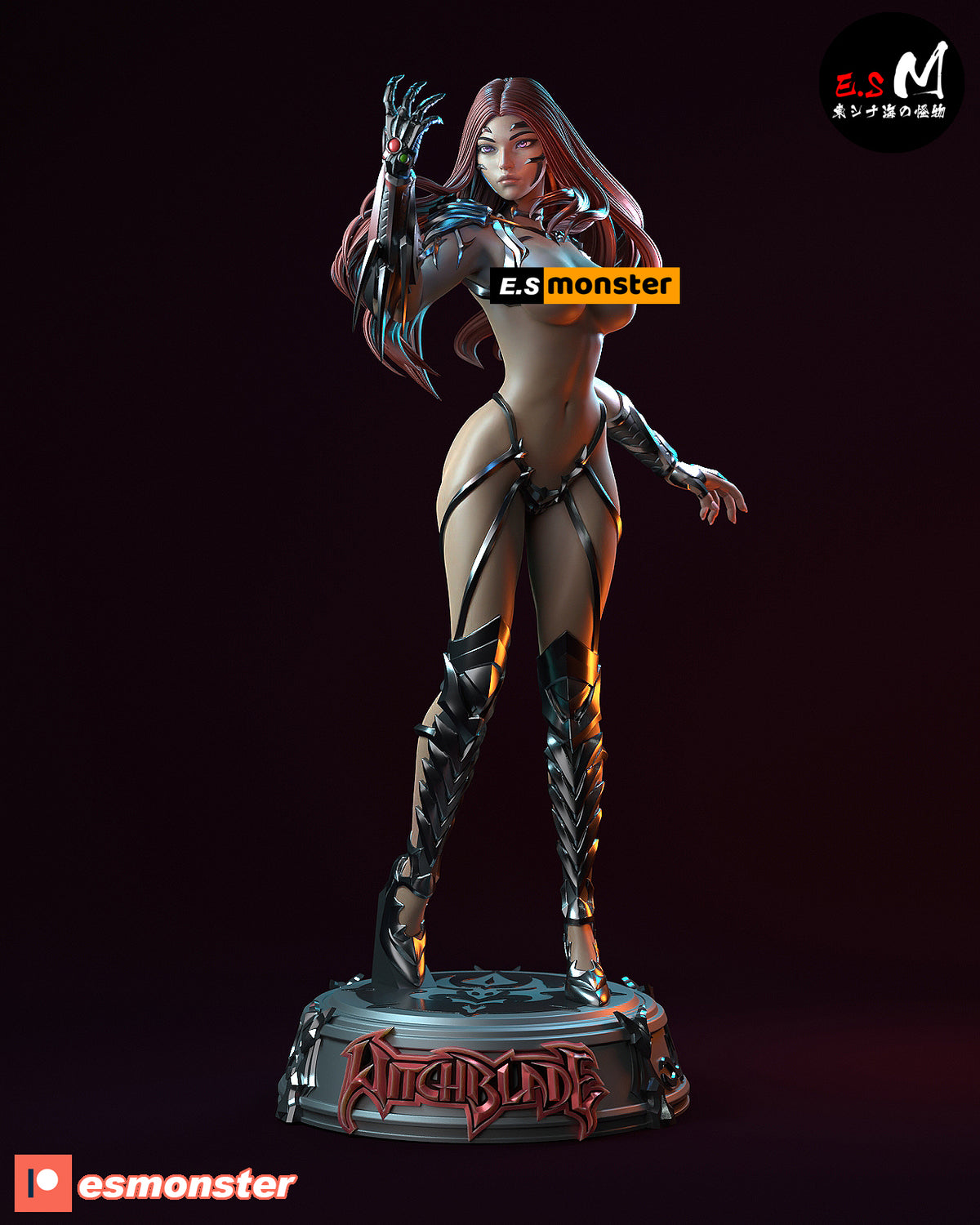 Sara Pezzini Style Witchblade Unpainted Resin Garage Model Kit (1/6-1/12)