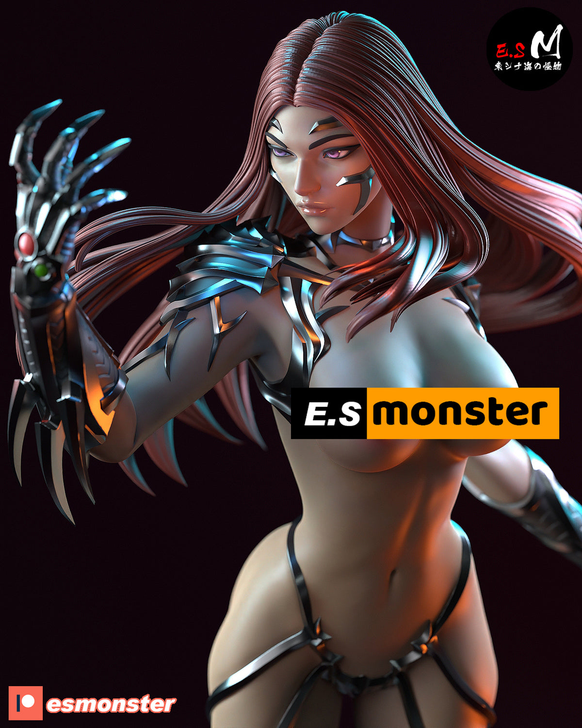 Sara Pezzini Style Witchblade Unpainted Resin Garage Model Kit (1/6-1/12)