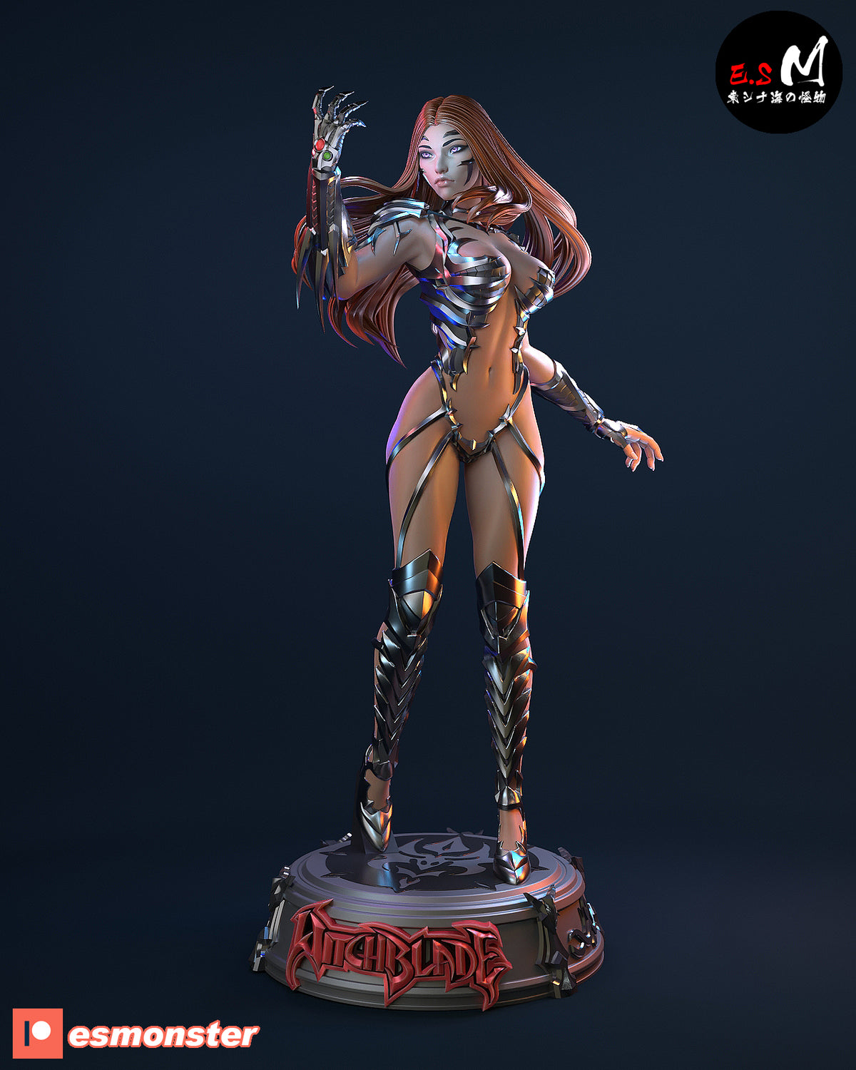 Sara Pezzini Style Witchblade Unpainted Resin Garage Model Kit (1/6-1/12)