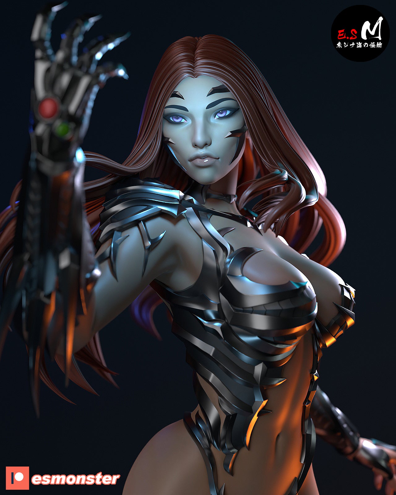 Sara Pezzini Style Witchblade Unpainted Resin Garage Model Kit (1/6-1/12)