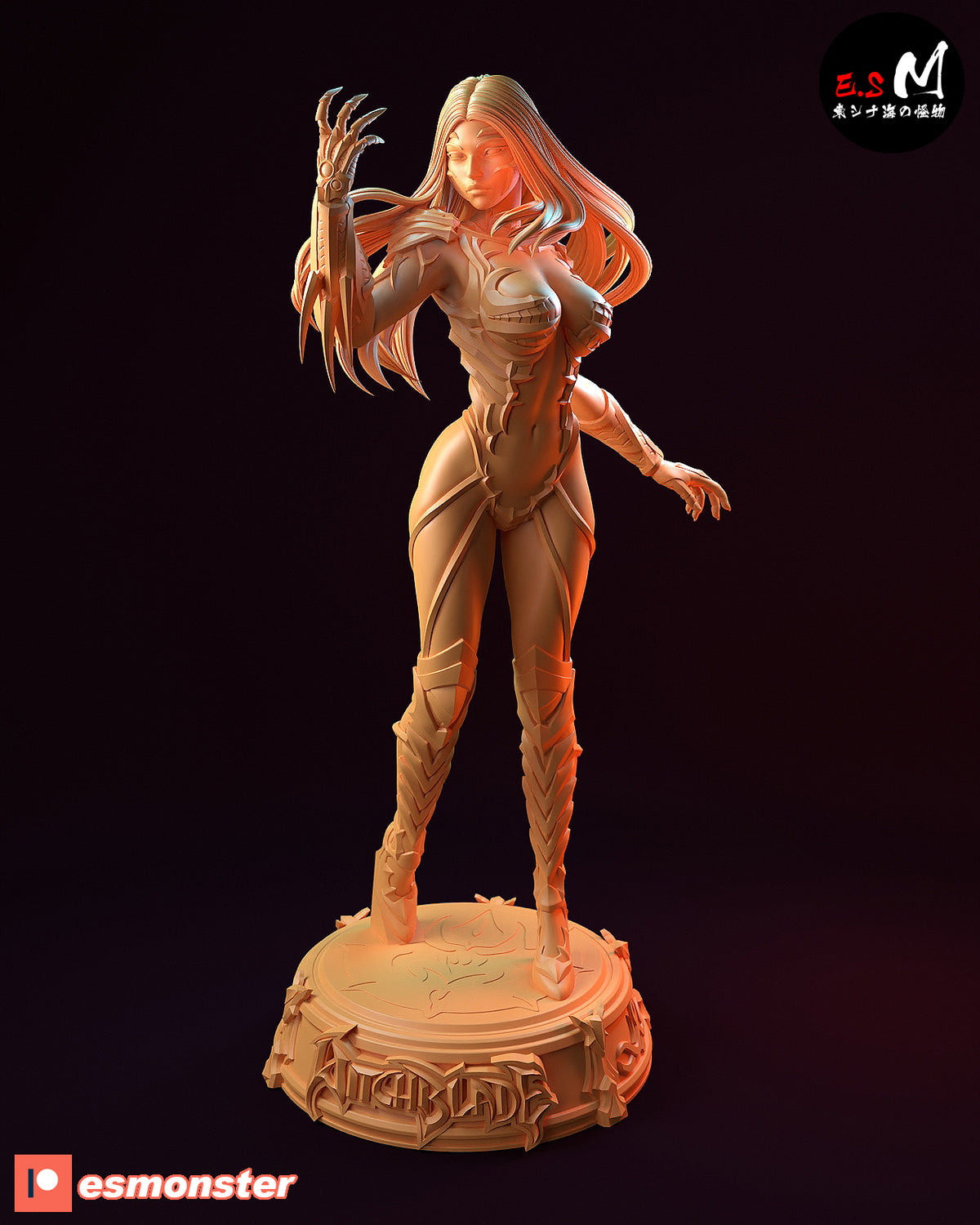 Sara Pezzini Style Witchblade Unpainted Resin Garage Model Kit (1/6-1/12)