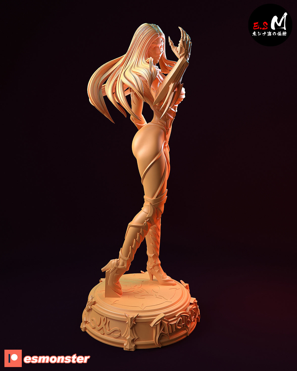 Sara Pezzini Style Witchblade Unpainted Resin Garage Model Kit (1/6-1/12)