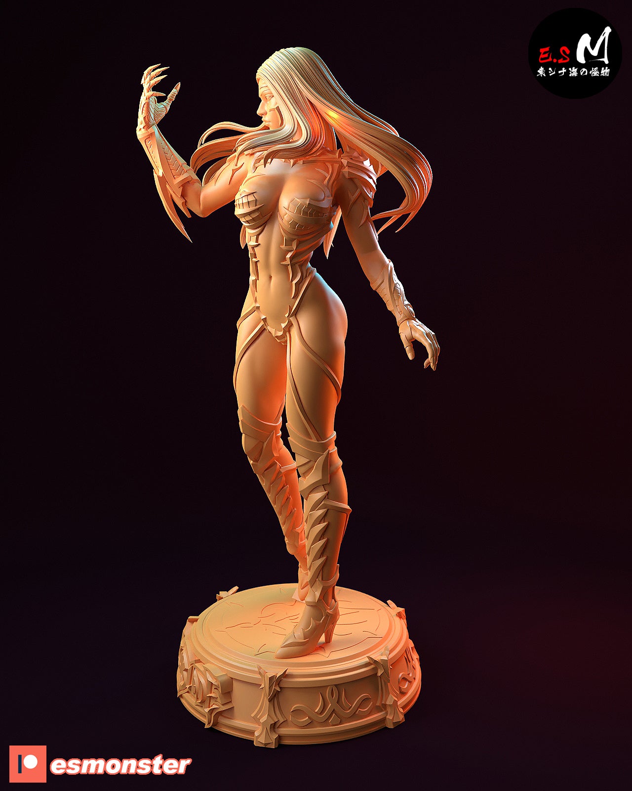 Sara Pezzini Style Witchblade Unpainted Resin Garage Model Kit (1/6-1/12)