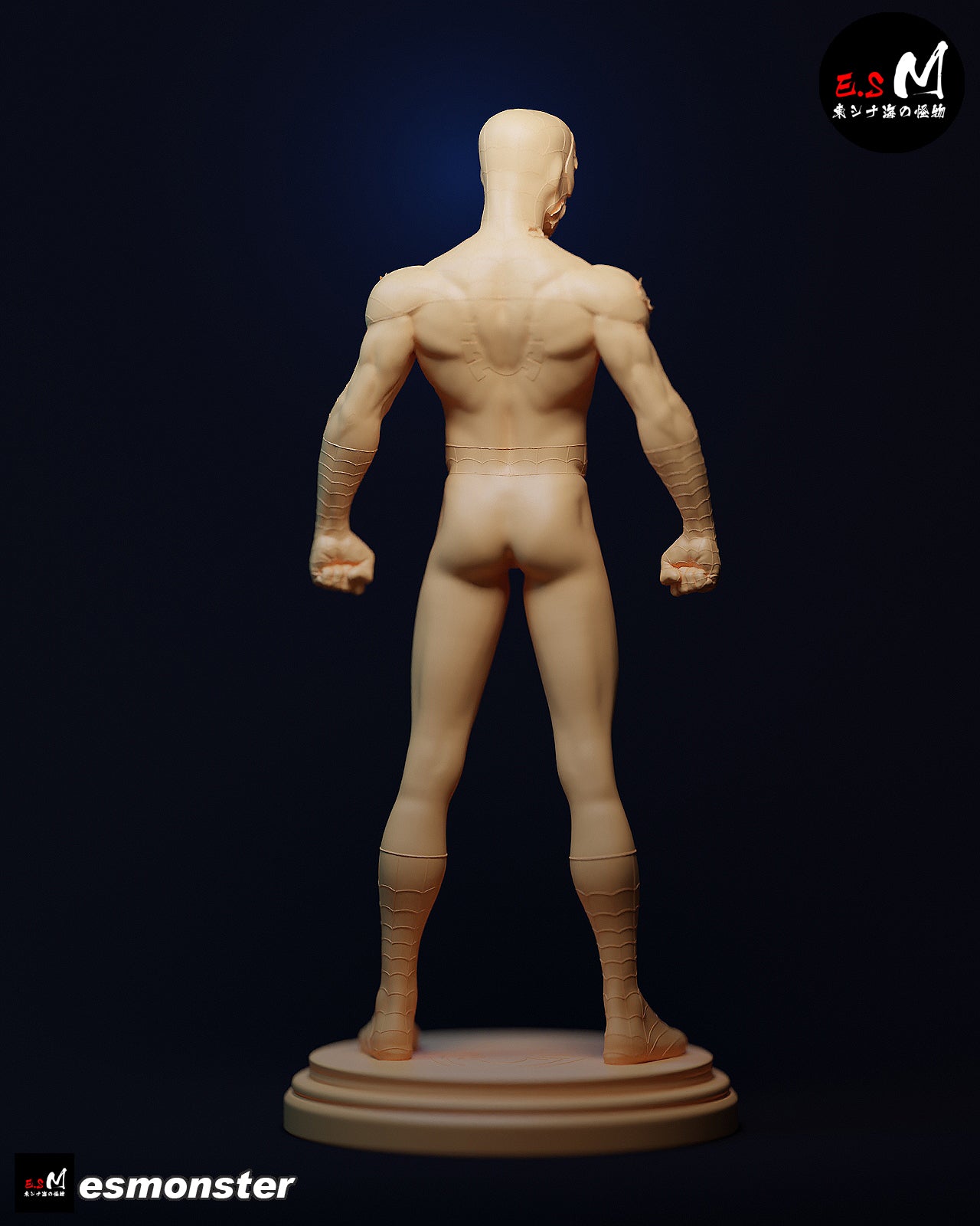 Battle-Worn Spider-Man Style Marvel Unpainted Resin Garage Kit (1/6-1/12)