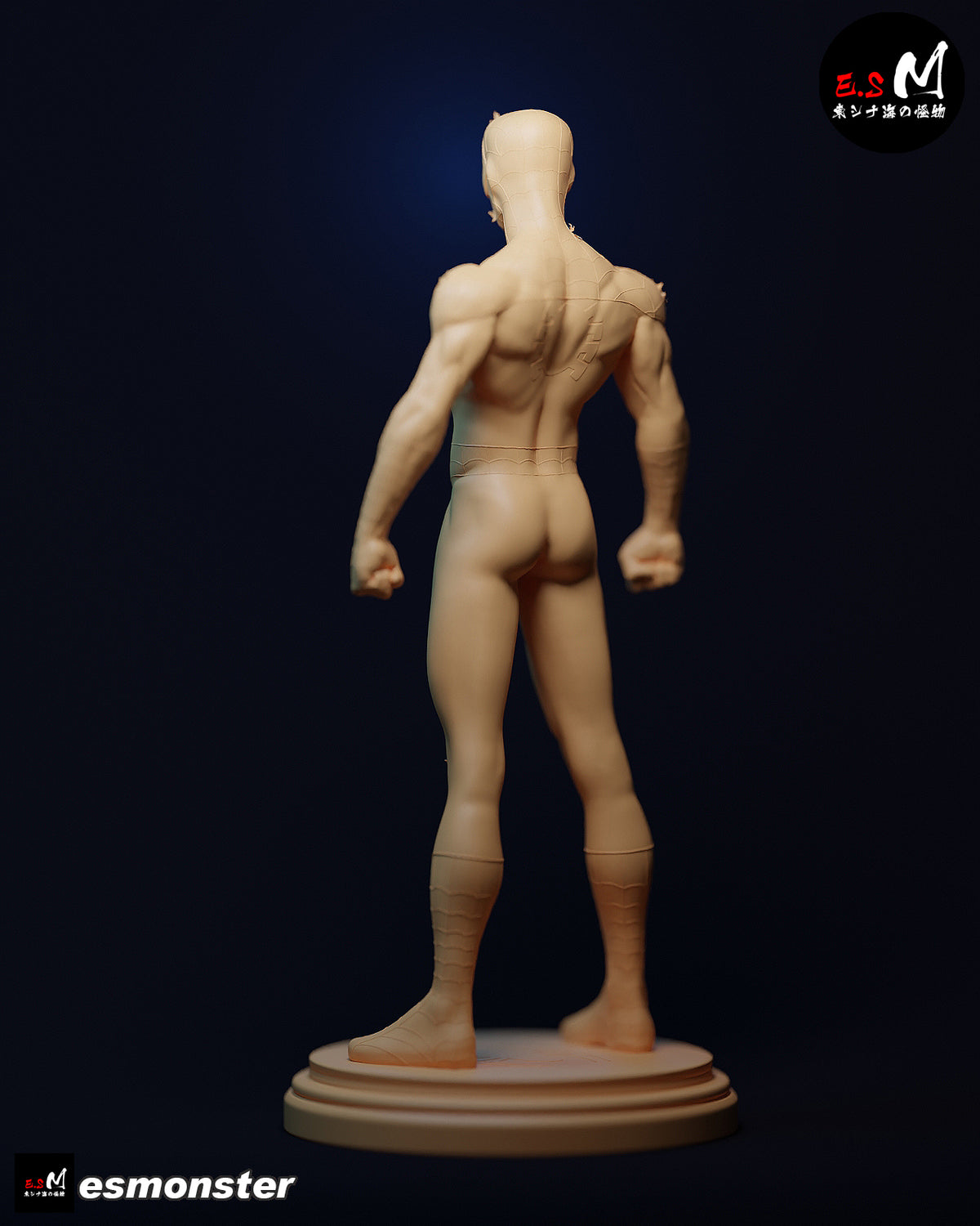 Battle-Worn Spider-Man Style Marvel Unpainted Resin Garage Kit (1/6-1/12)