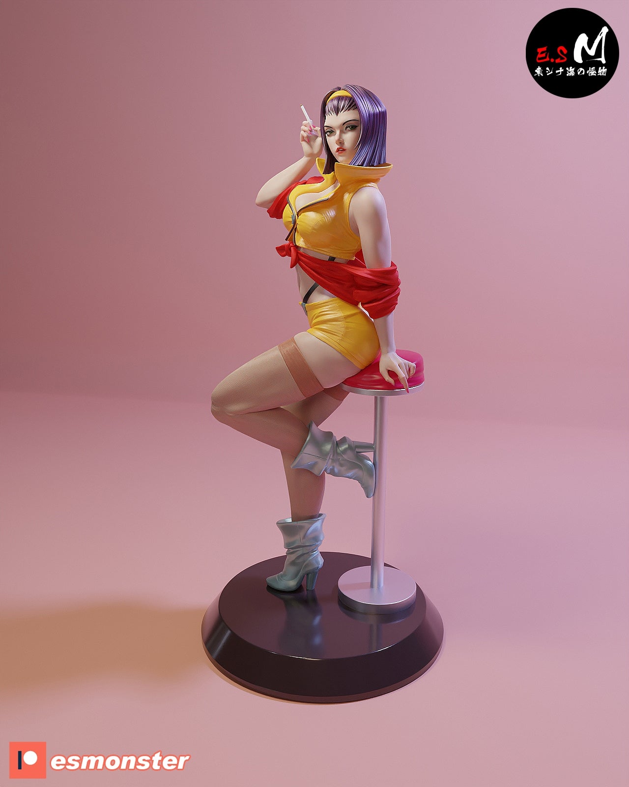 Faye Valentine Style Cowboy Bebop Anime Unpainted Resin Garage Kit (1/6-1/12)