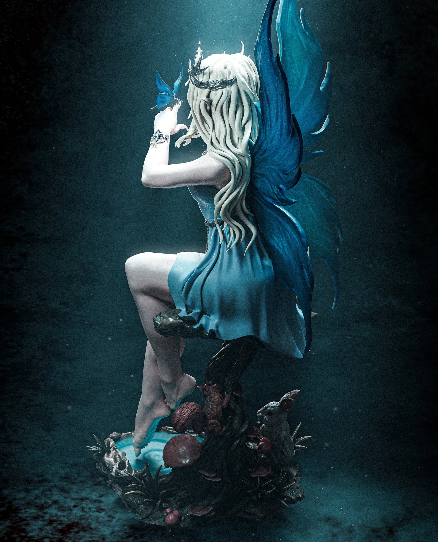 Divine Fairy OC – Unpainted 3D Printed Model Kit