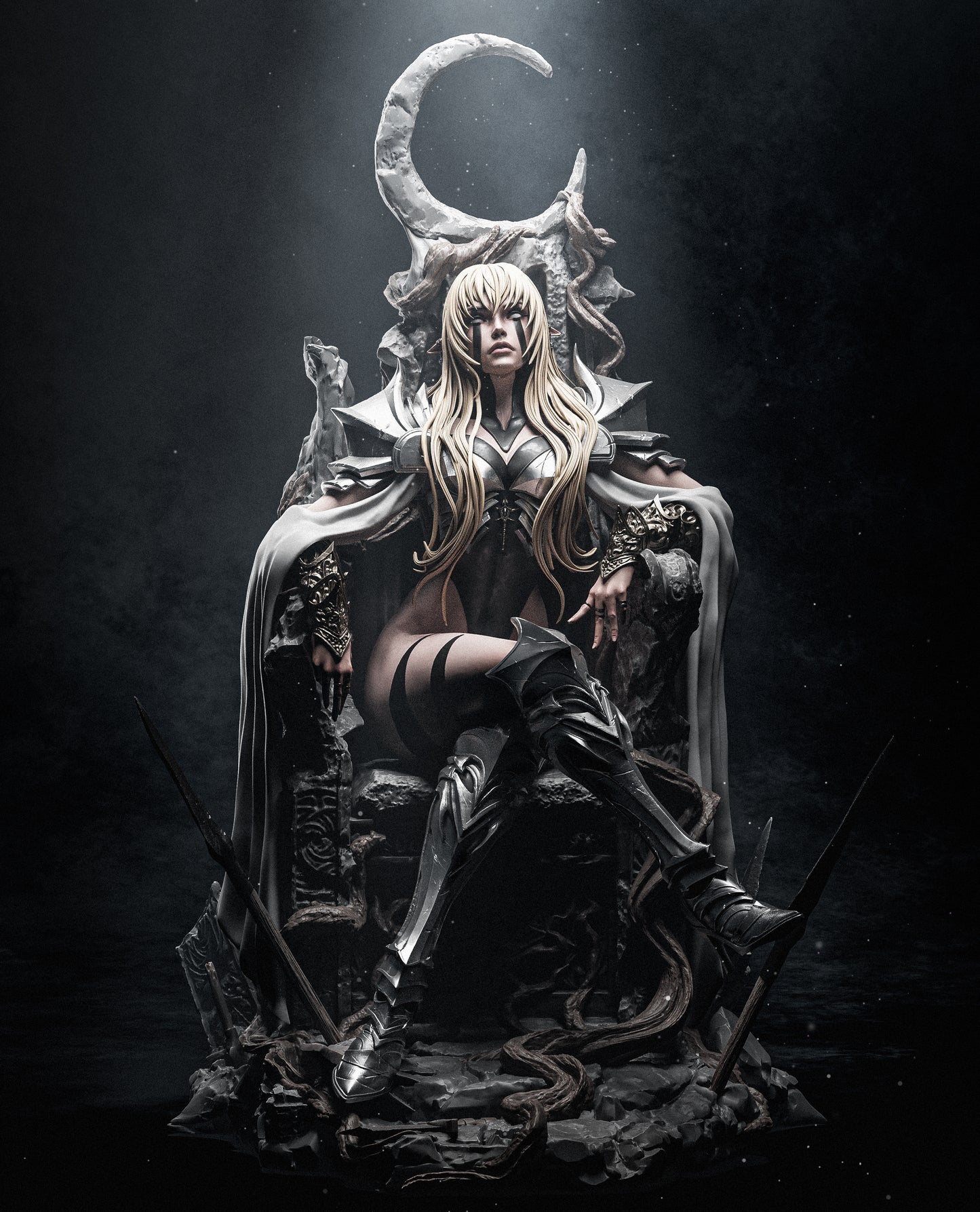 Underworld Matriarch figure kit - Unpainted 3D printed resin model kit