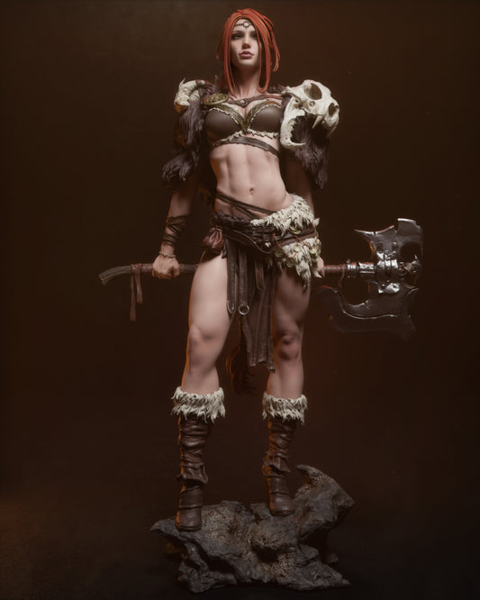 Barbarian Queen resin kit – Unpainted 3D Printed Model kit