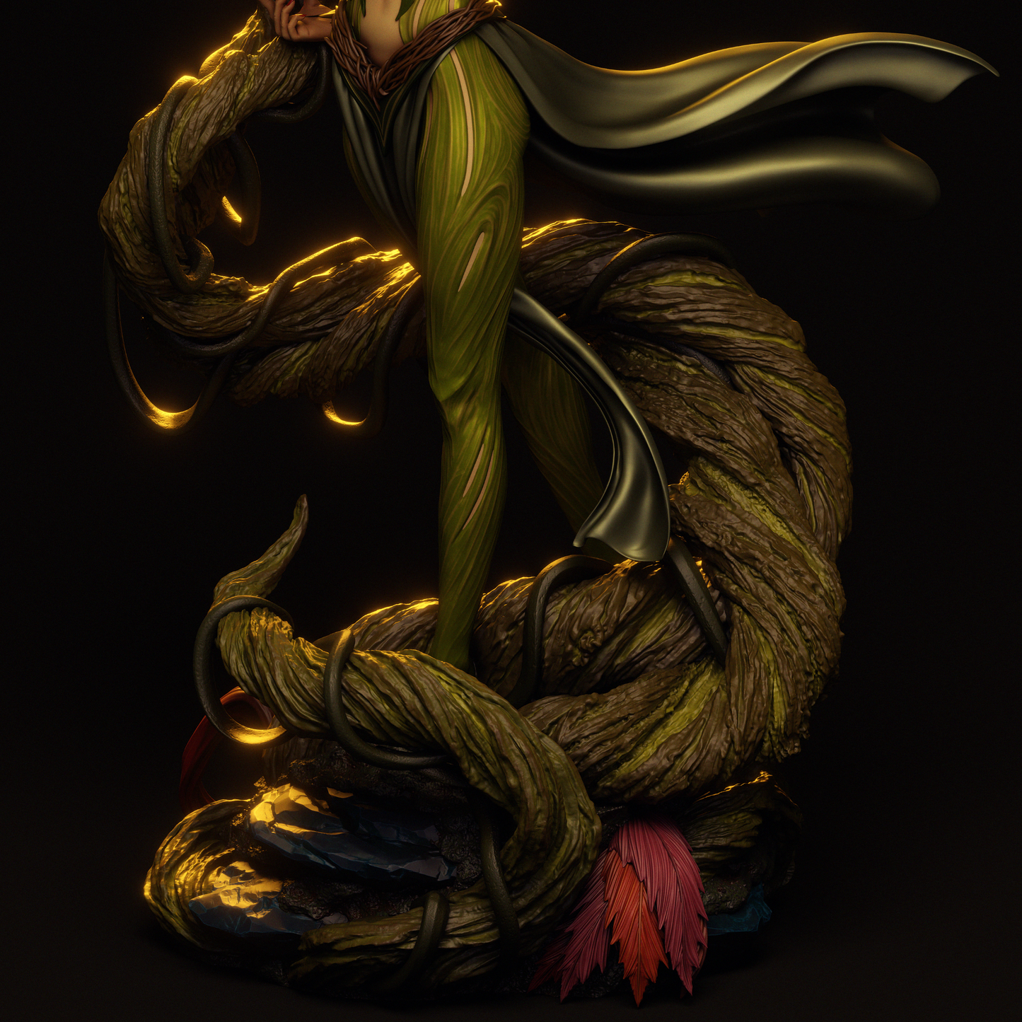 Gaia Earth Spirit – Unpainted 3D Printed Model Kit