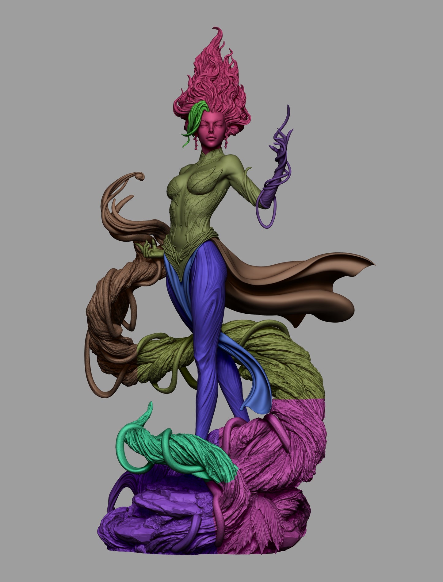 Gaia Earth Spirit – Unpainted 3D Printed Model Kit