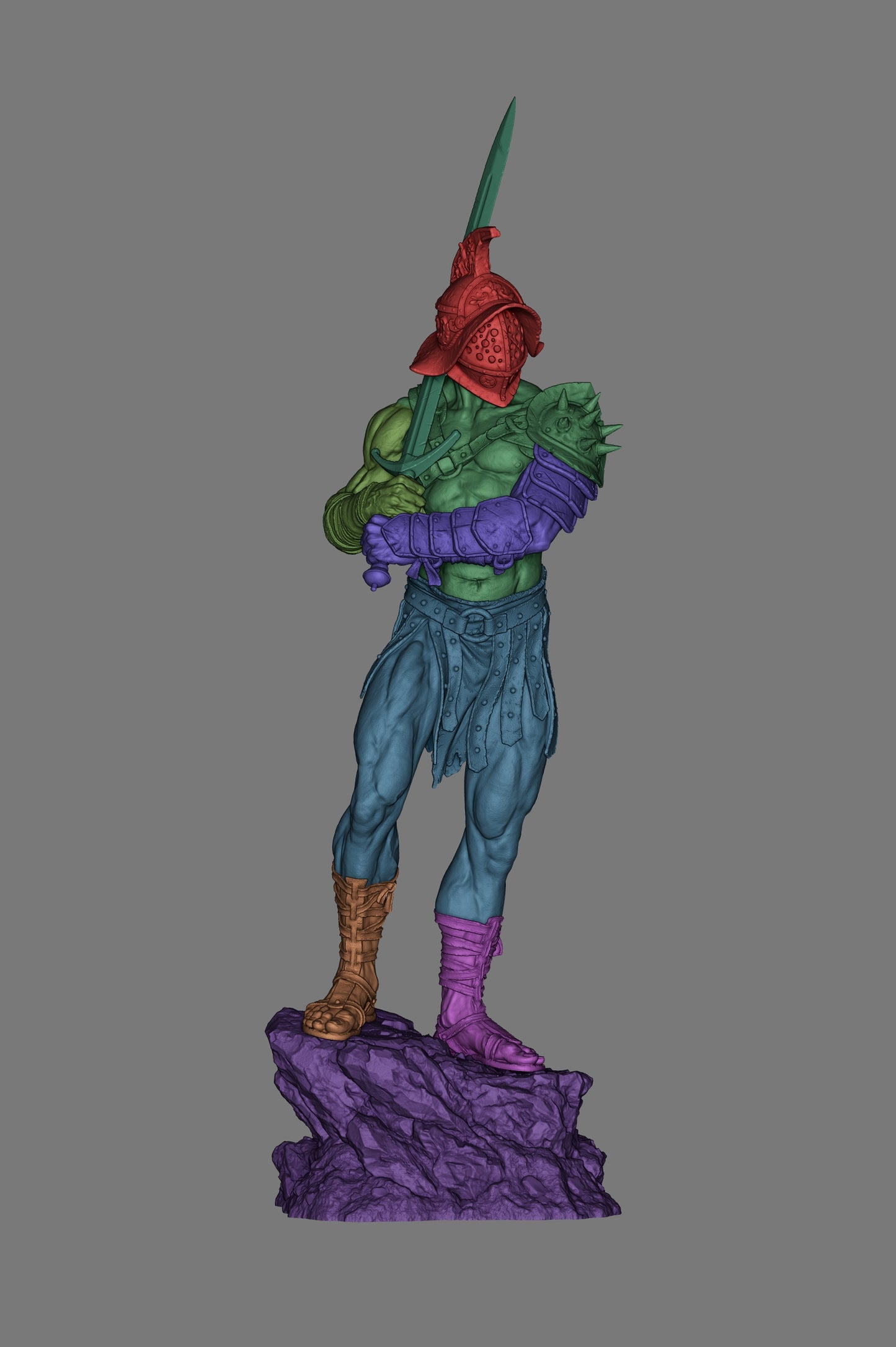 Gladiator OC – Unpainted 3D Printed Model Kit