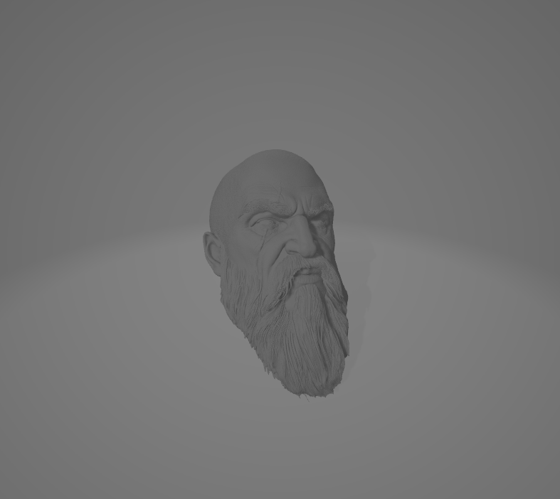 Kratos Figure Kit – 3D Printed Resin Model for Painting & Display – God of War Inspired Garage Kit for Display & Painting