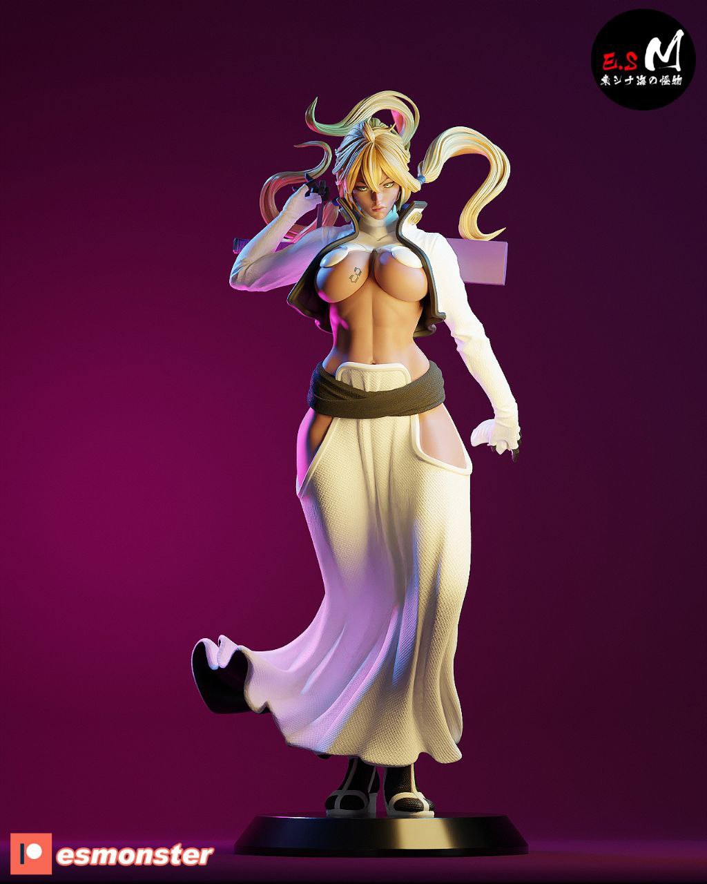 Tier Harribel Style Bleach Anime Unpainted Resin Garage Kit (1/6-1/12)