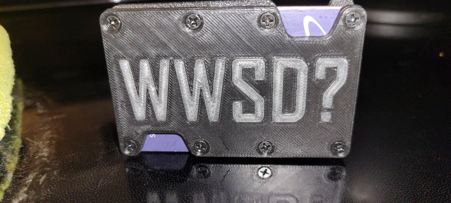 Custom 3D Printed Wallet – Modern Slim Minimalist Wallet with Color & Design Options