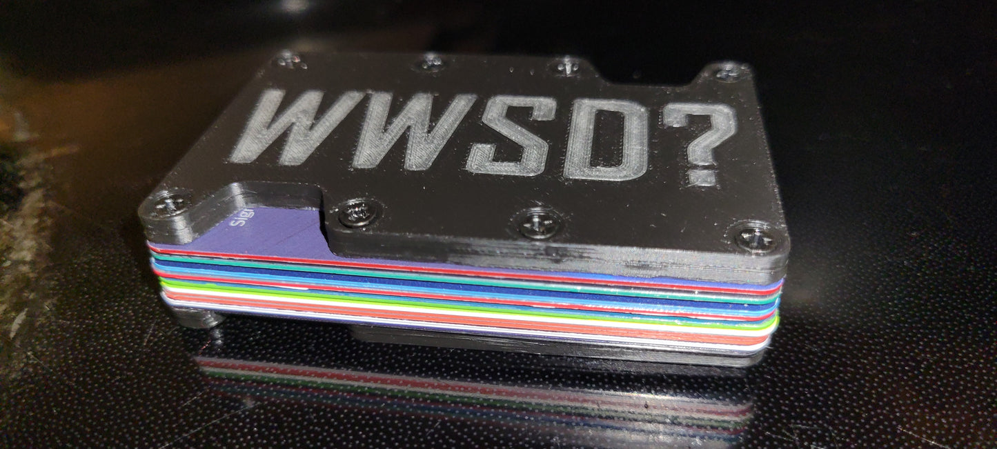 Custom 3D Printed Wallet – Modern Slim Minimalist Wallet with Color & Design Options