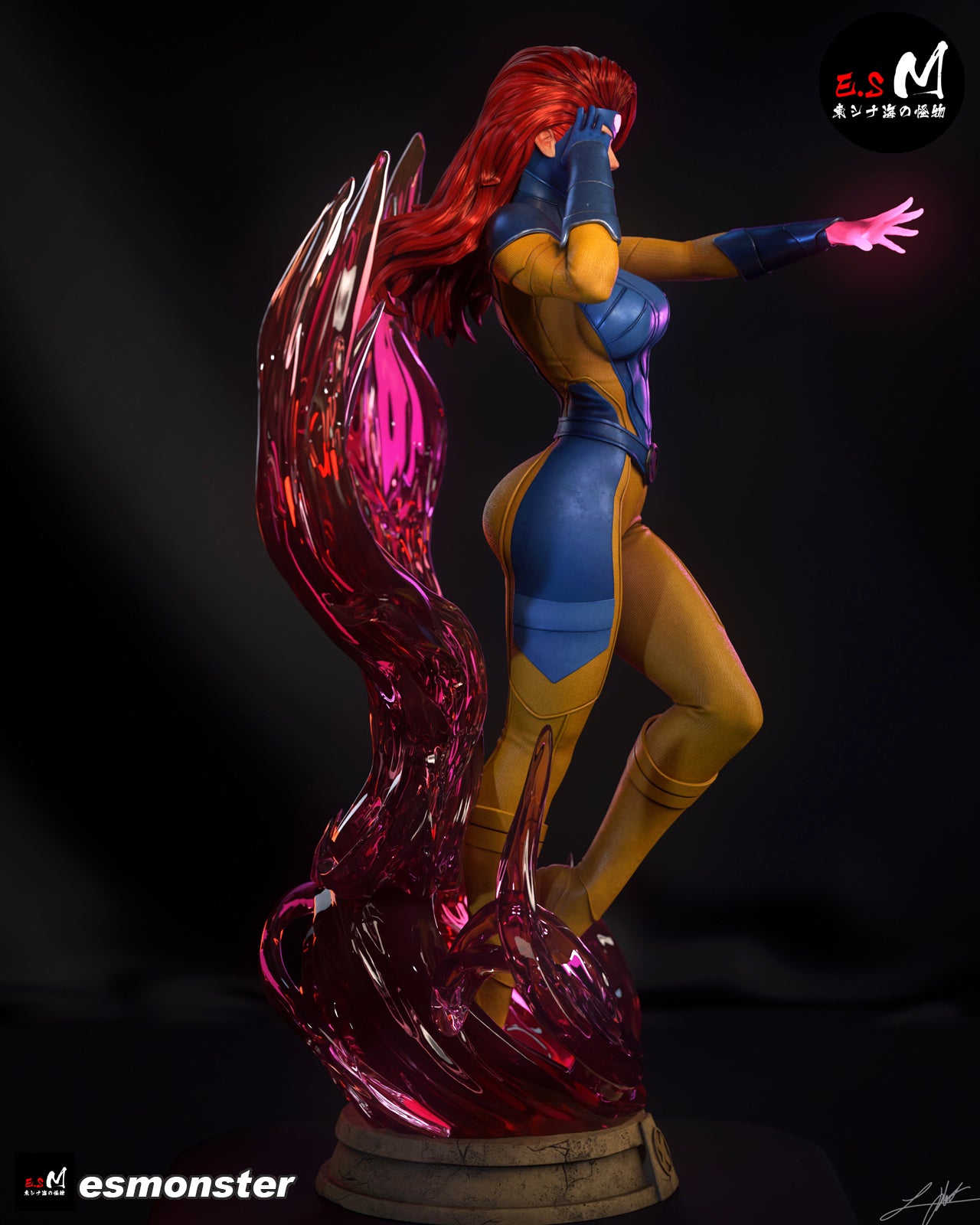 Magic Aura Jean Grey Style X-Men Unpainted Resin Garage Kit (1/6-1/12)