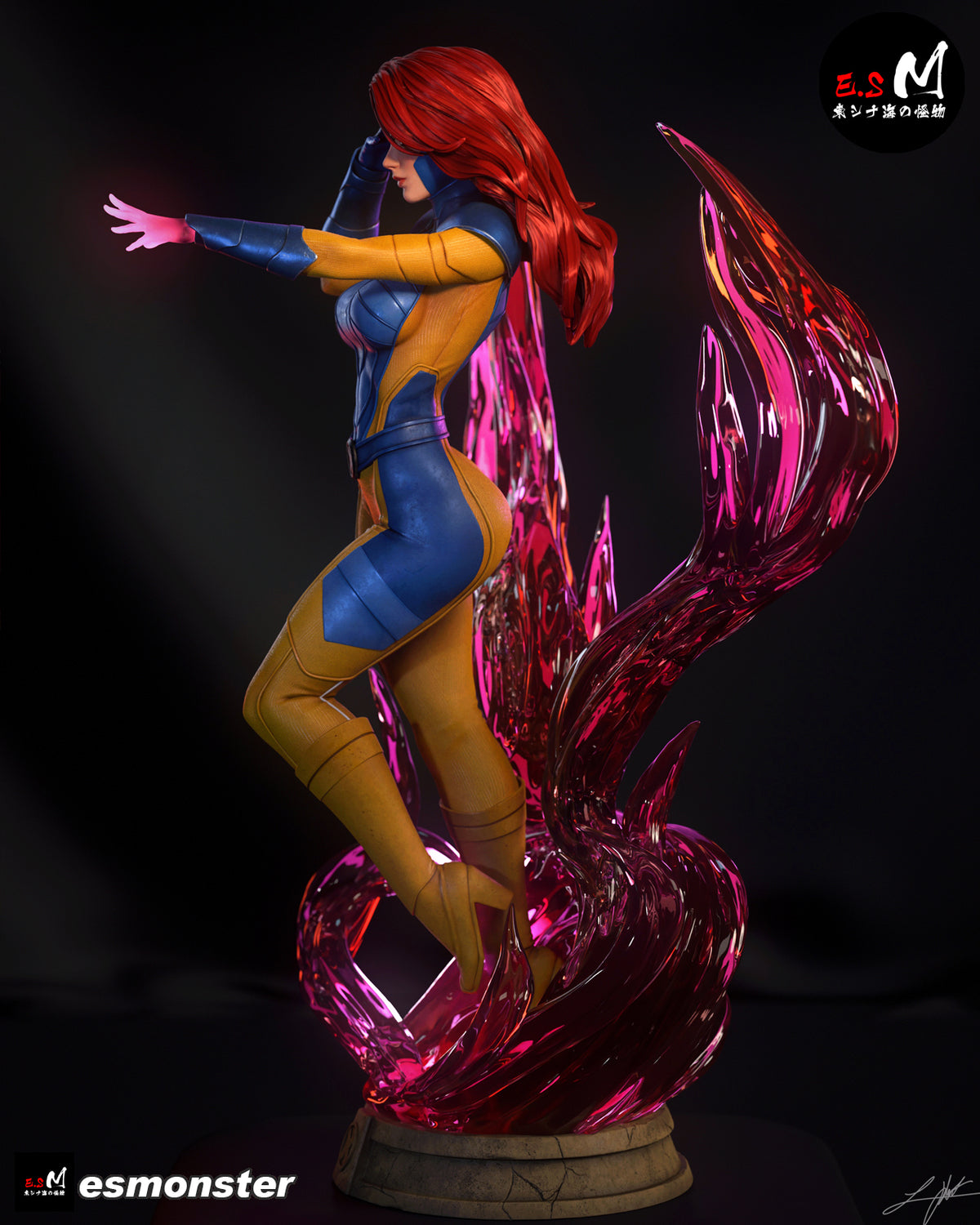 Magic Aura Jean Grey Style X-Men Unpainted Resin Garage Kit (1/6-1/12)