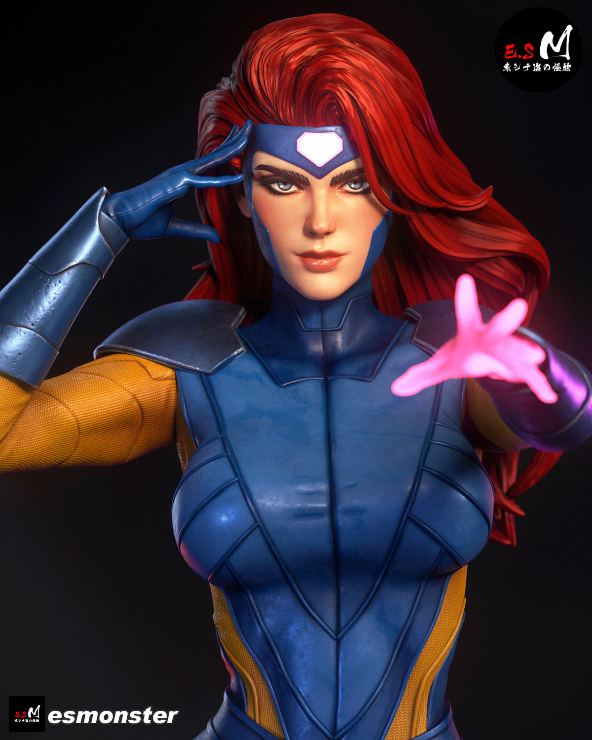 Magic Aura Jean Grey Style X-Men Unpainted Resin Garage Kit (1/6-1/12)
