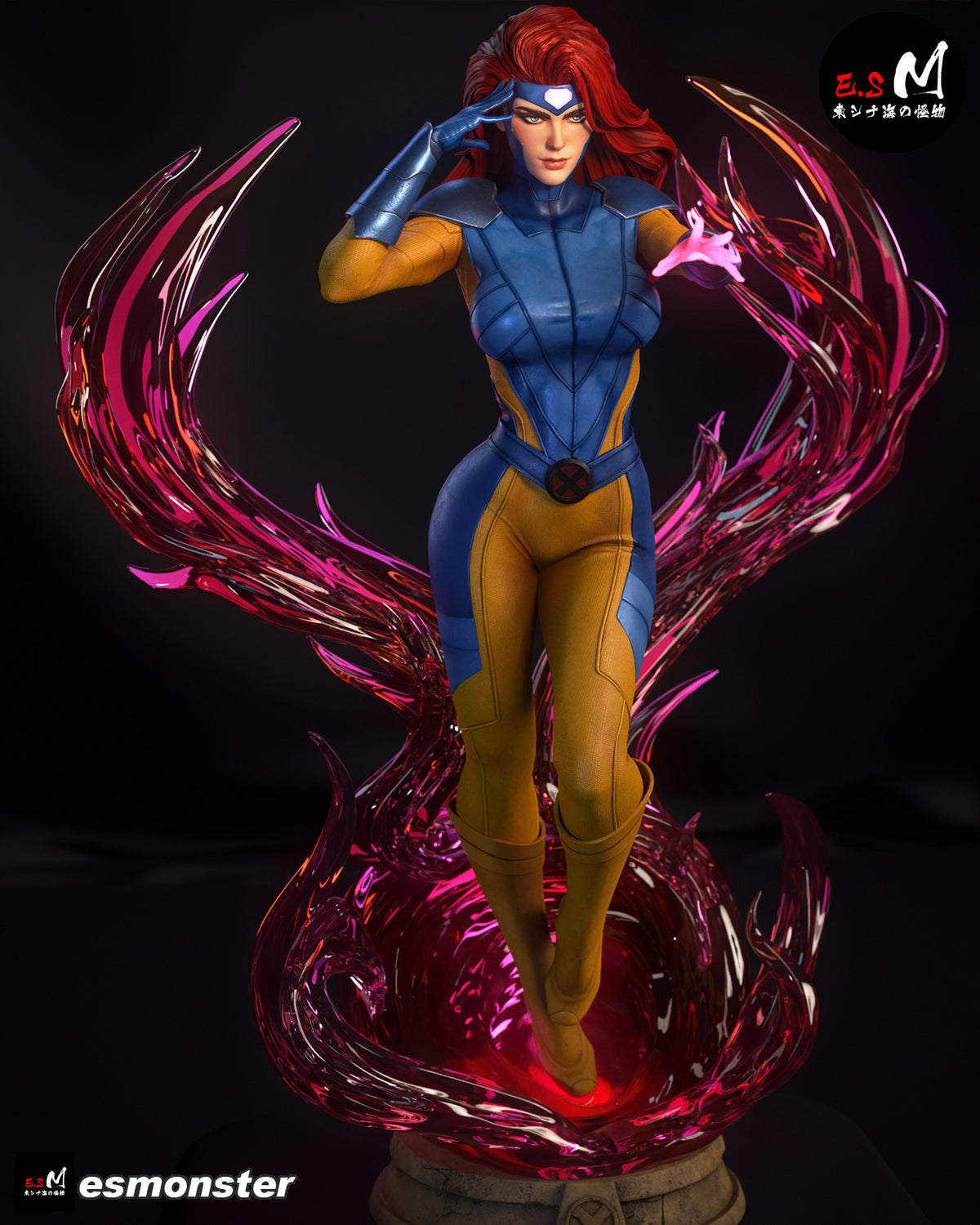 Magic Aura Jean Grey Style X-Men Unpainted Resin Garage Kit (1/6-1/12)
