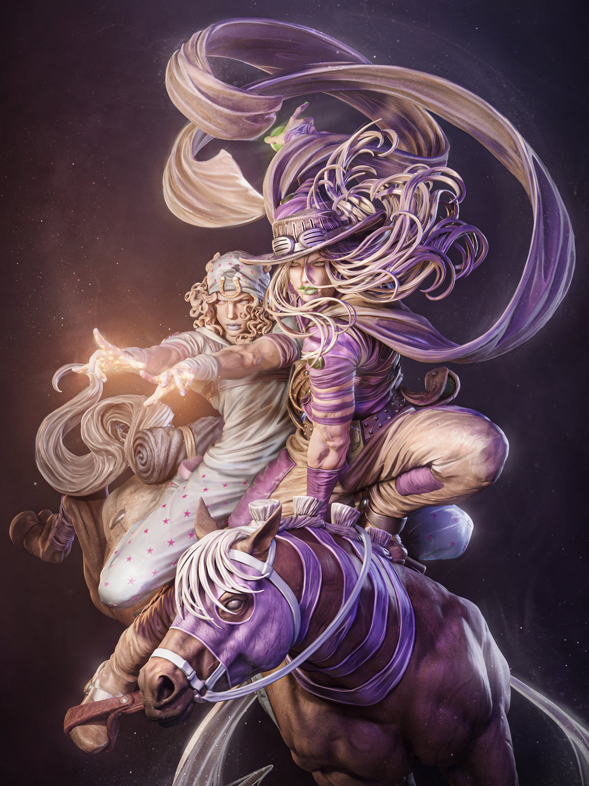 Johnny & Gyro Style Steel Ball Run Unpainted Resin Garage Kit (1/6-1/12)