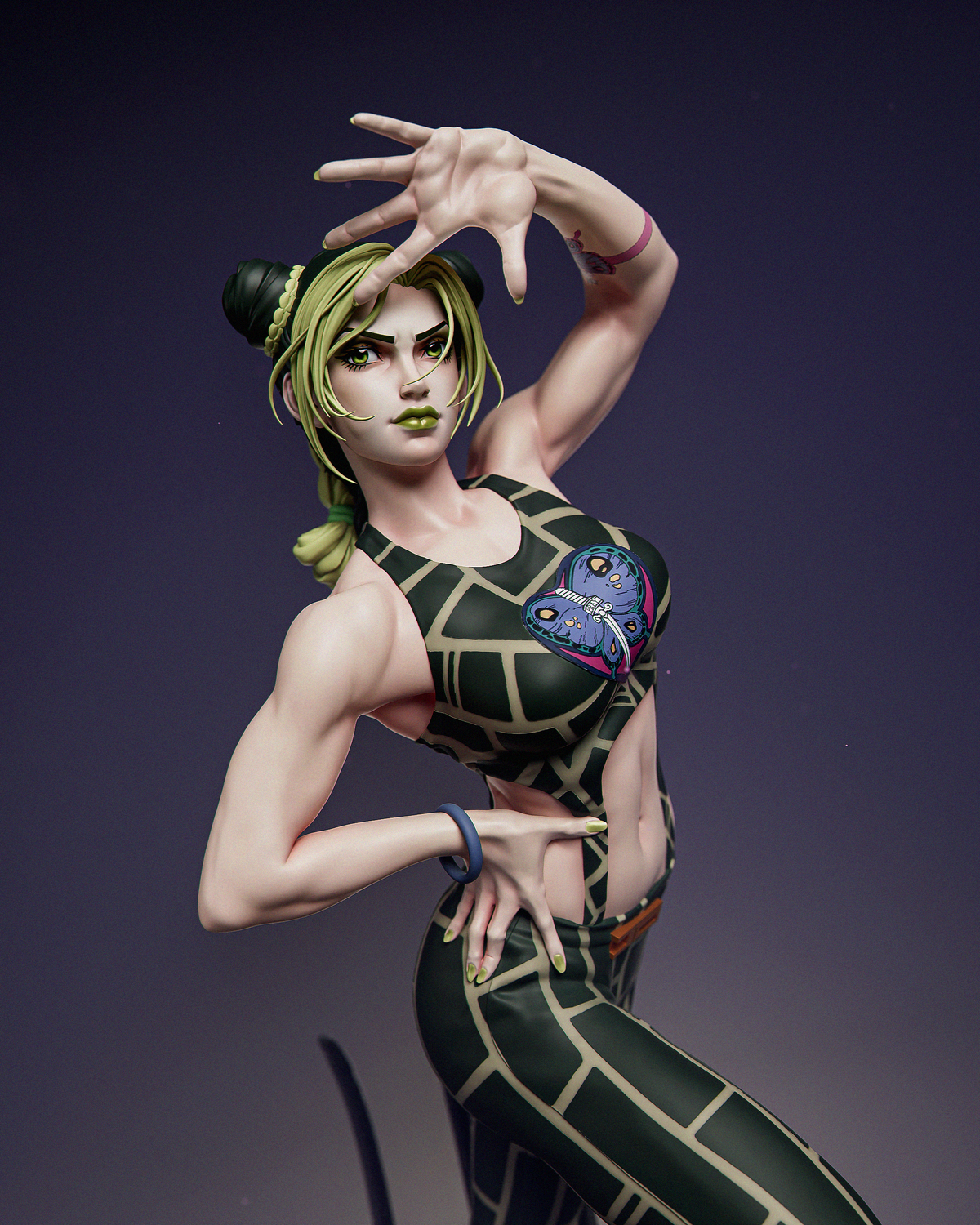 Jolyne Cujoh Style JoJo's Bizarre Adventure Resin Garage Kit (1/6-1/12)