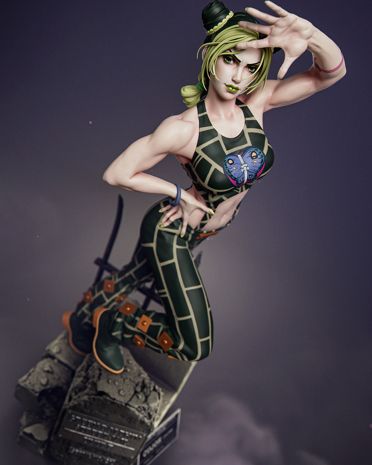 Jolyne Cujoh Style JoJo's Bizarre Adventure Resin Garage Kit (1/6-1/12)
