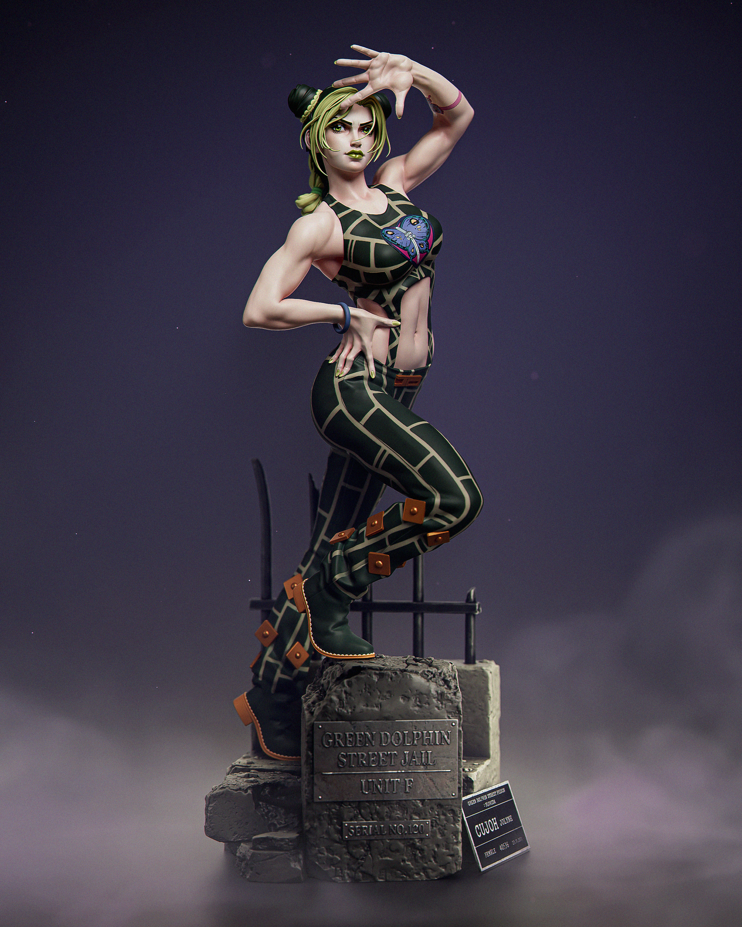 Jolyne Cujoh Style JoJo's Bizarre Adventure Resin Garage Kit (1/6-1/12)