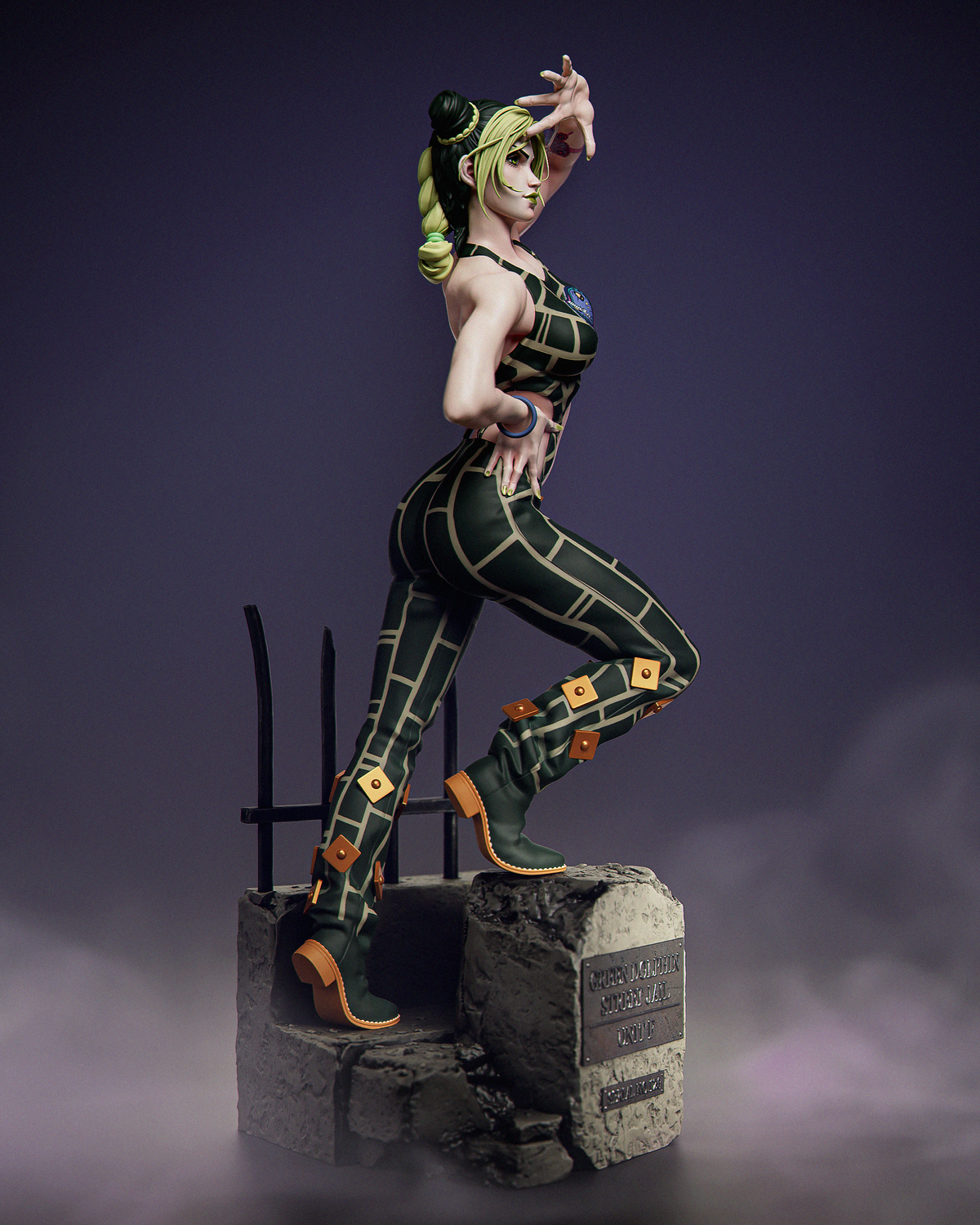 Jolyne Cujoh Style JoJo's Bizarre Adventure Resin Garage Kit (1/6-1/12)
