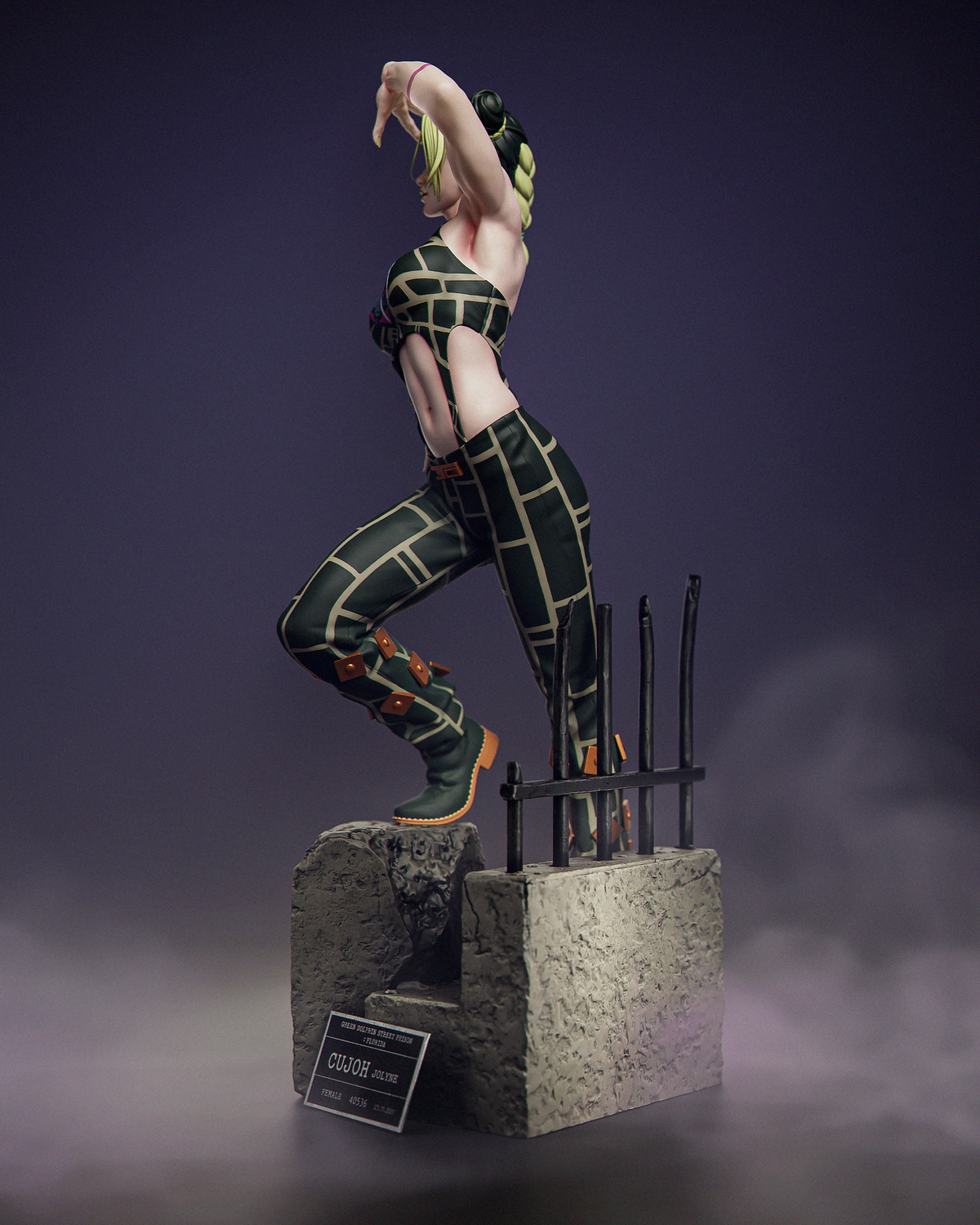 Jolyne Cujoh Style JoJo's Bizarre Adventure Resin Garage Kit (1/6-1/12)
