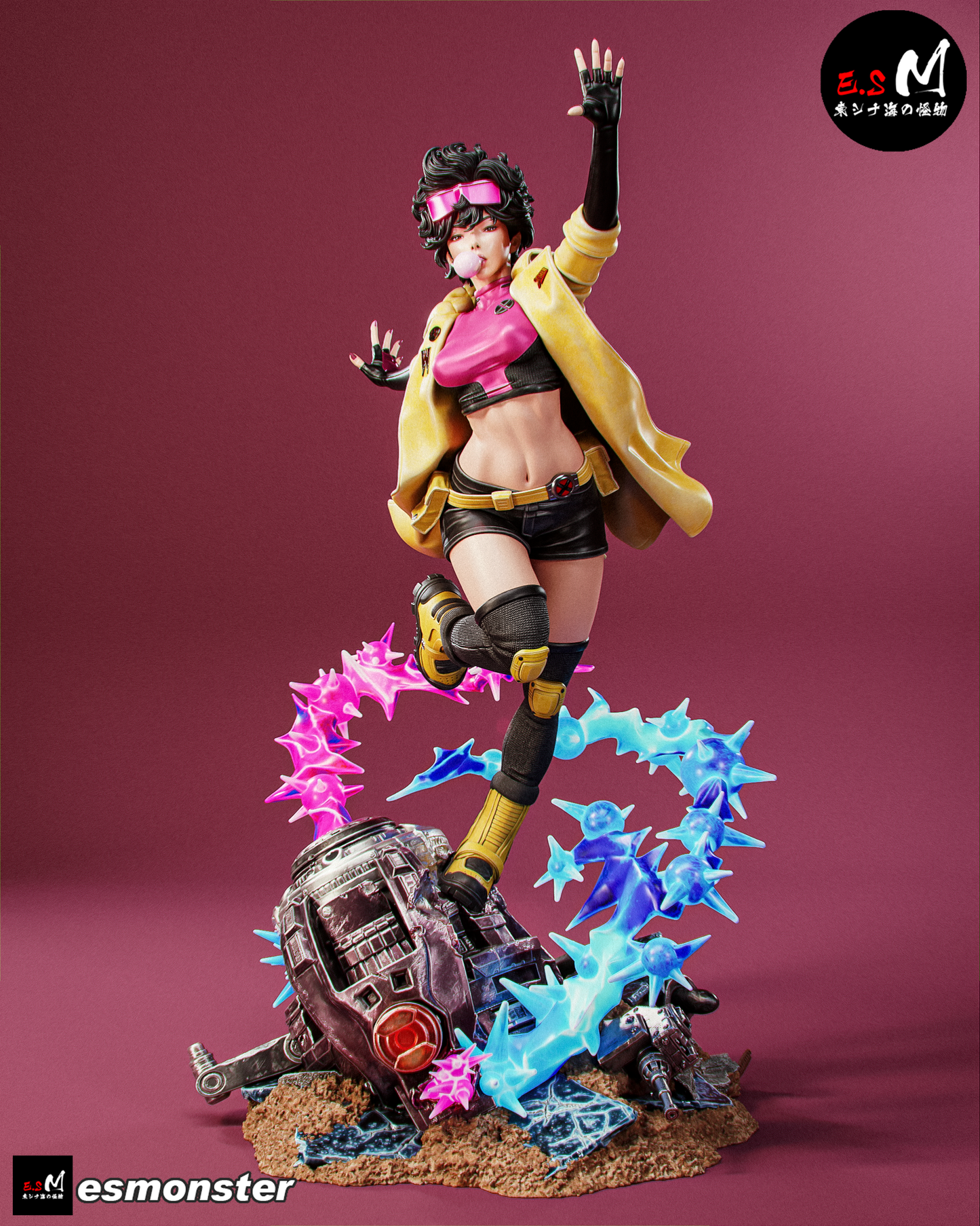 Jubilee Attack Style X-Men Unpainted Resin Garage Model Kit (1/6-1/12)