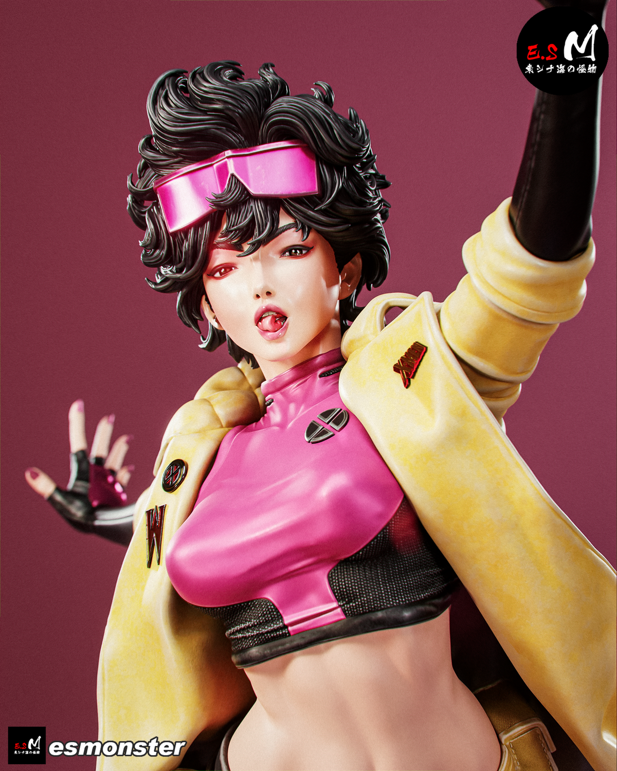 Jubilee Attack Style X-Men Unpainted Resin Garage Model Kit (1/6-1/12)