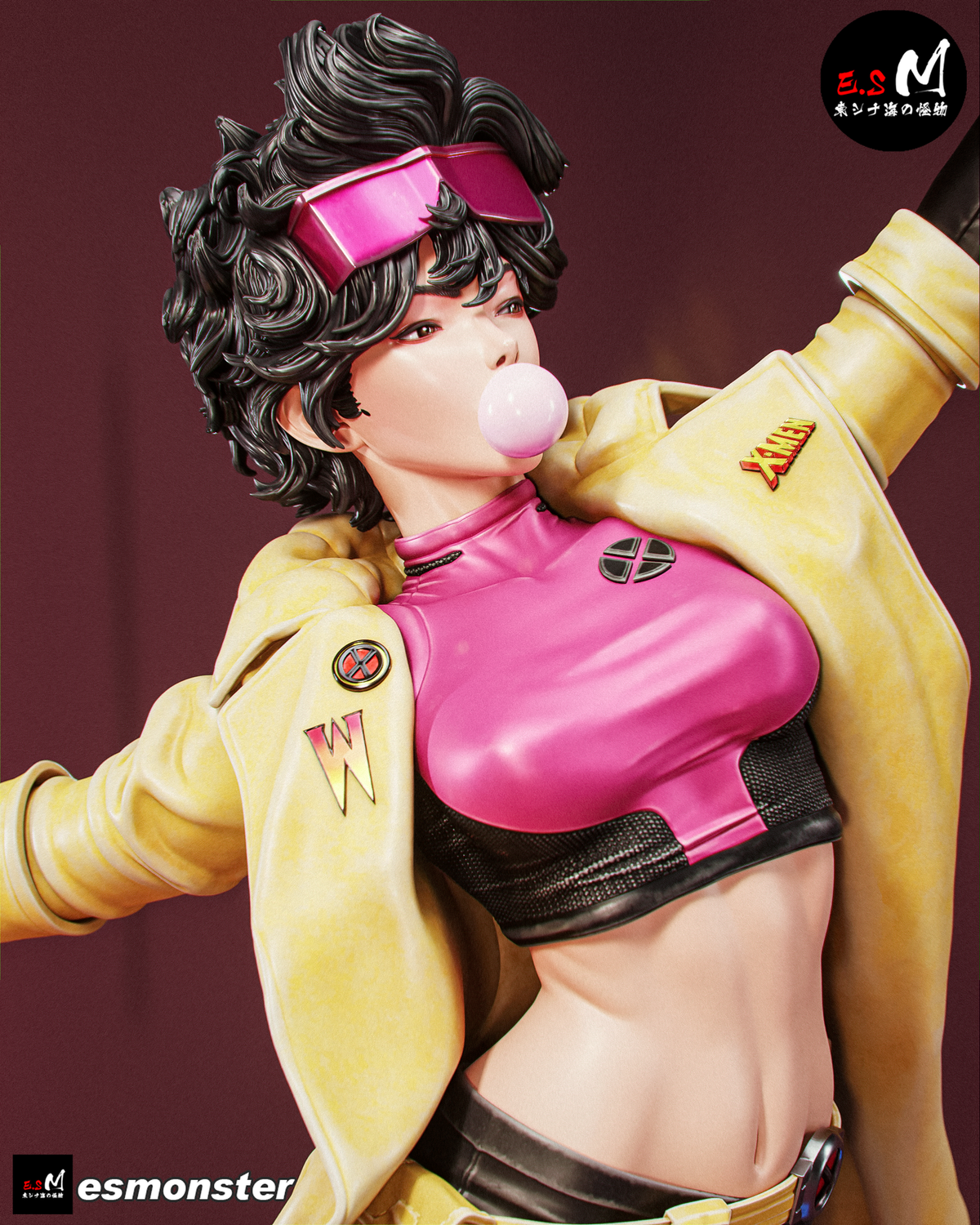 Jubilee Attack Style X-Men Unpainted Resin Garage Model Kit (1/6-1/12)
