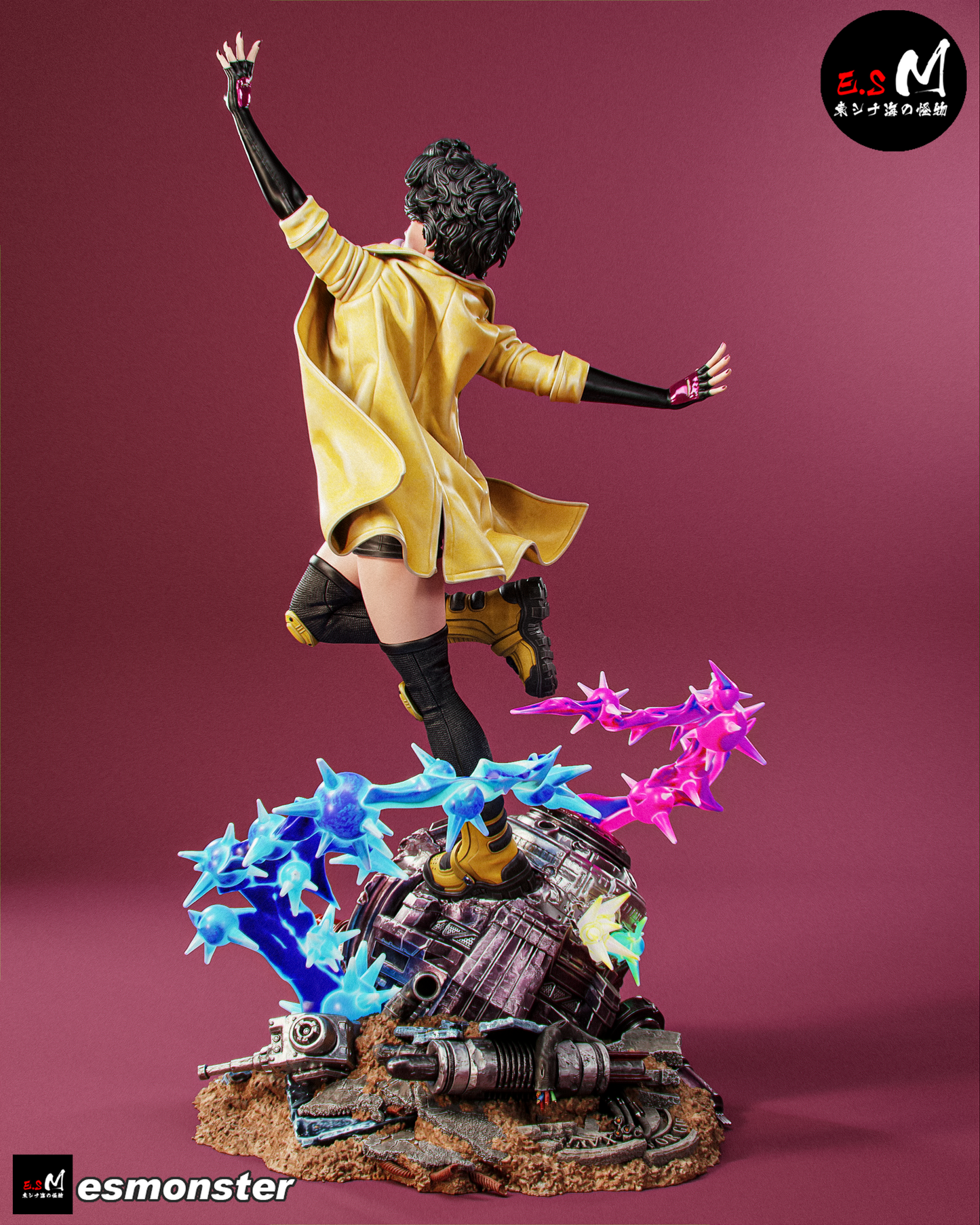 Jubilee Attack Style X-Men Unpainted Resin Garage Model Kit (1/6-1/12)