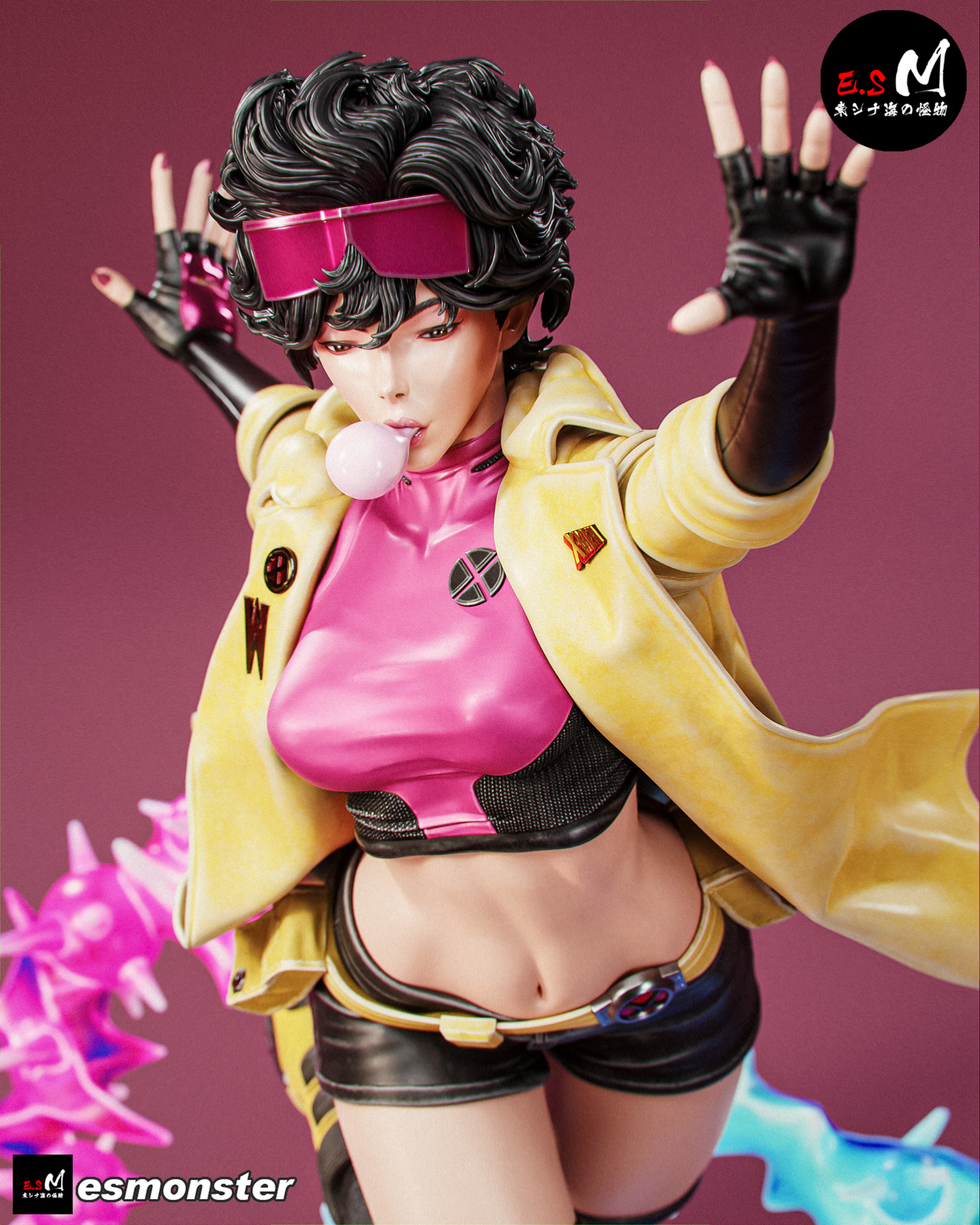 Jubilee Attack Style X-Men Unpainted Resin Garage Model Kit (1/6-1/12)
