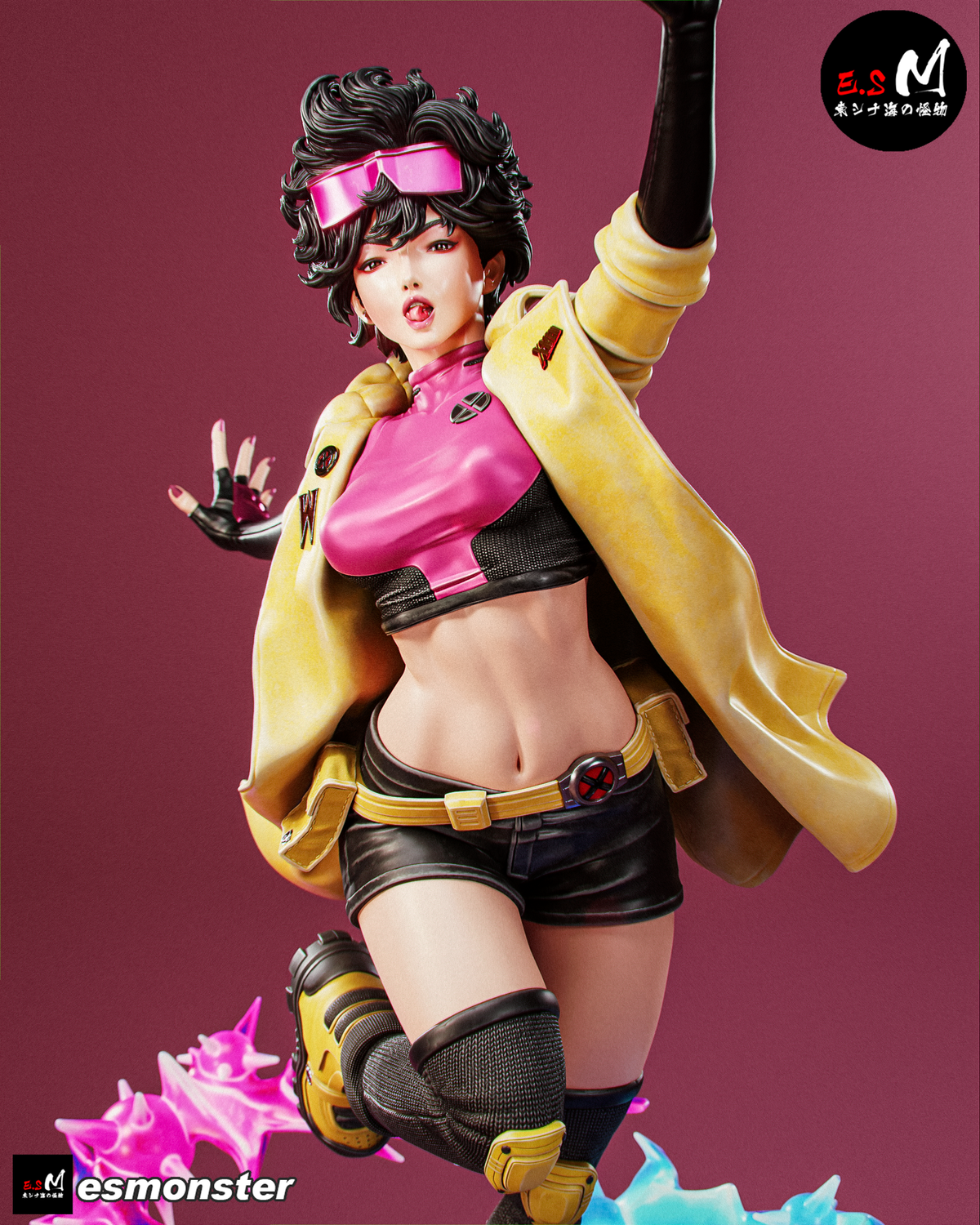 Jubilee Attack Style X-Men Unpainted Resin Garage Model Kit (1/6-1/12)