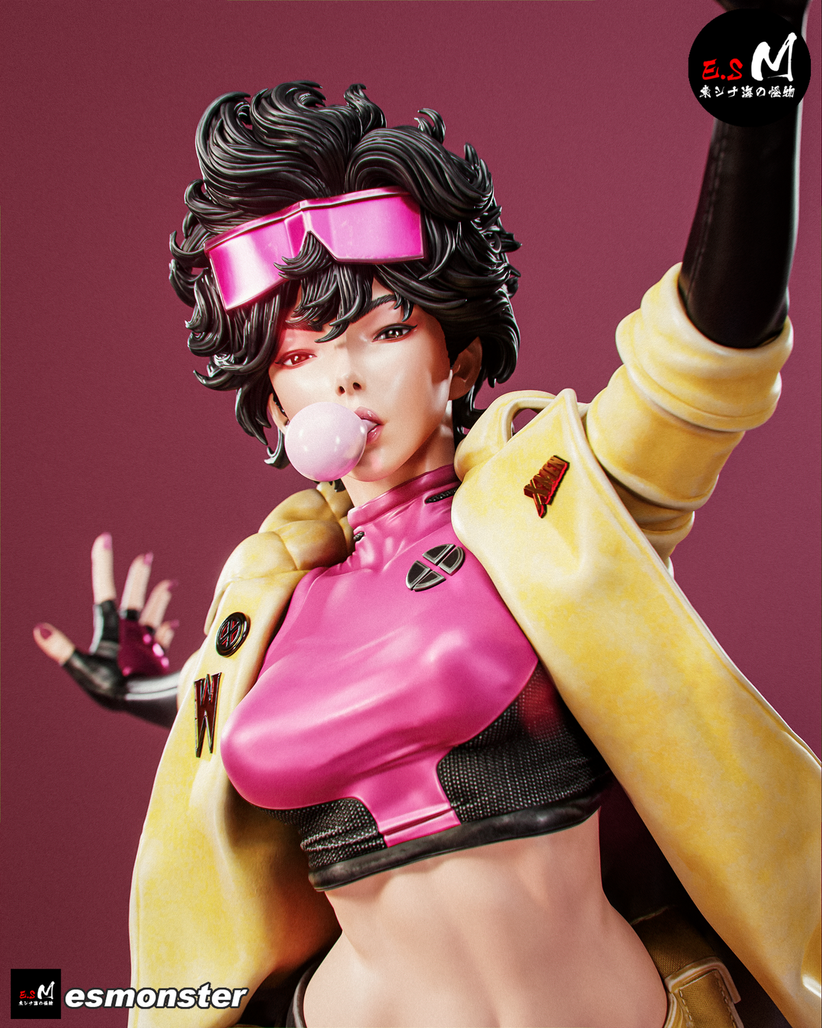 Jubilee Attack Style X-Men Unpainted Resin Garage Model Kit (1/6-1/12)
