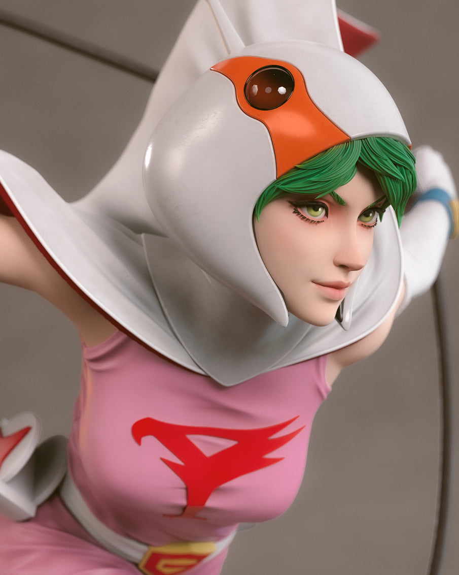 Jun the Swan Style Heroine – Unpainted 3D Printed Model Kit