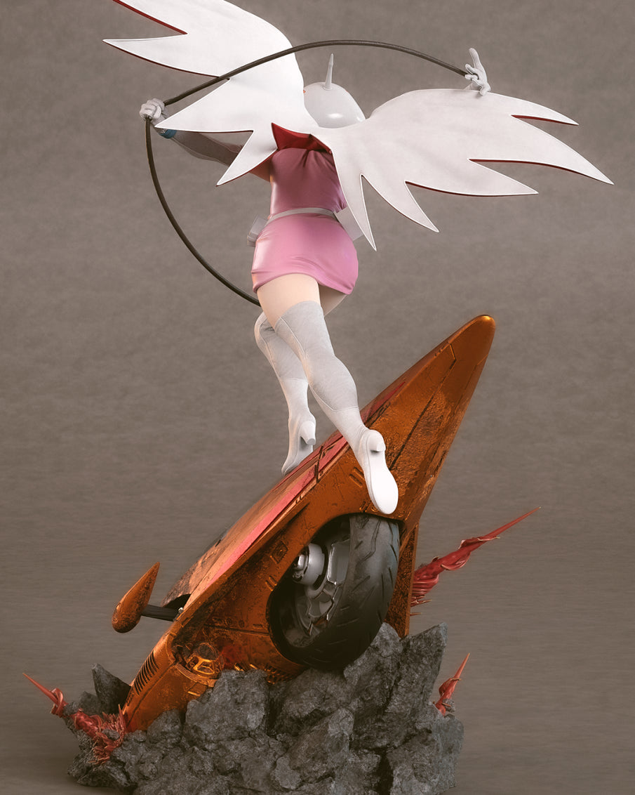 Jun the Swan Style Heroine – Unpainted 3D Printed Model Kit