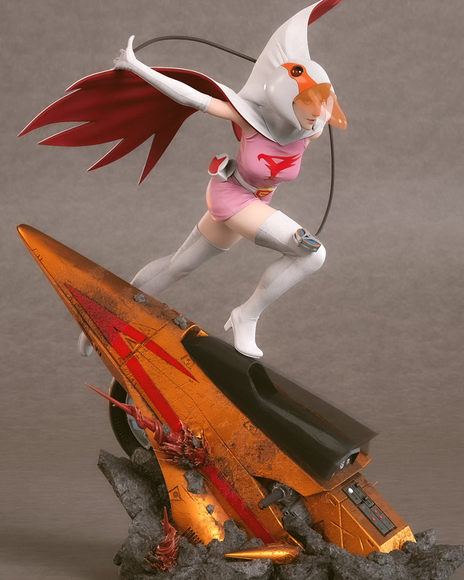 Jun the Swan Style Heroine – Unpainted 3D Printed Model Kit