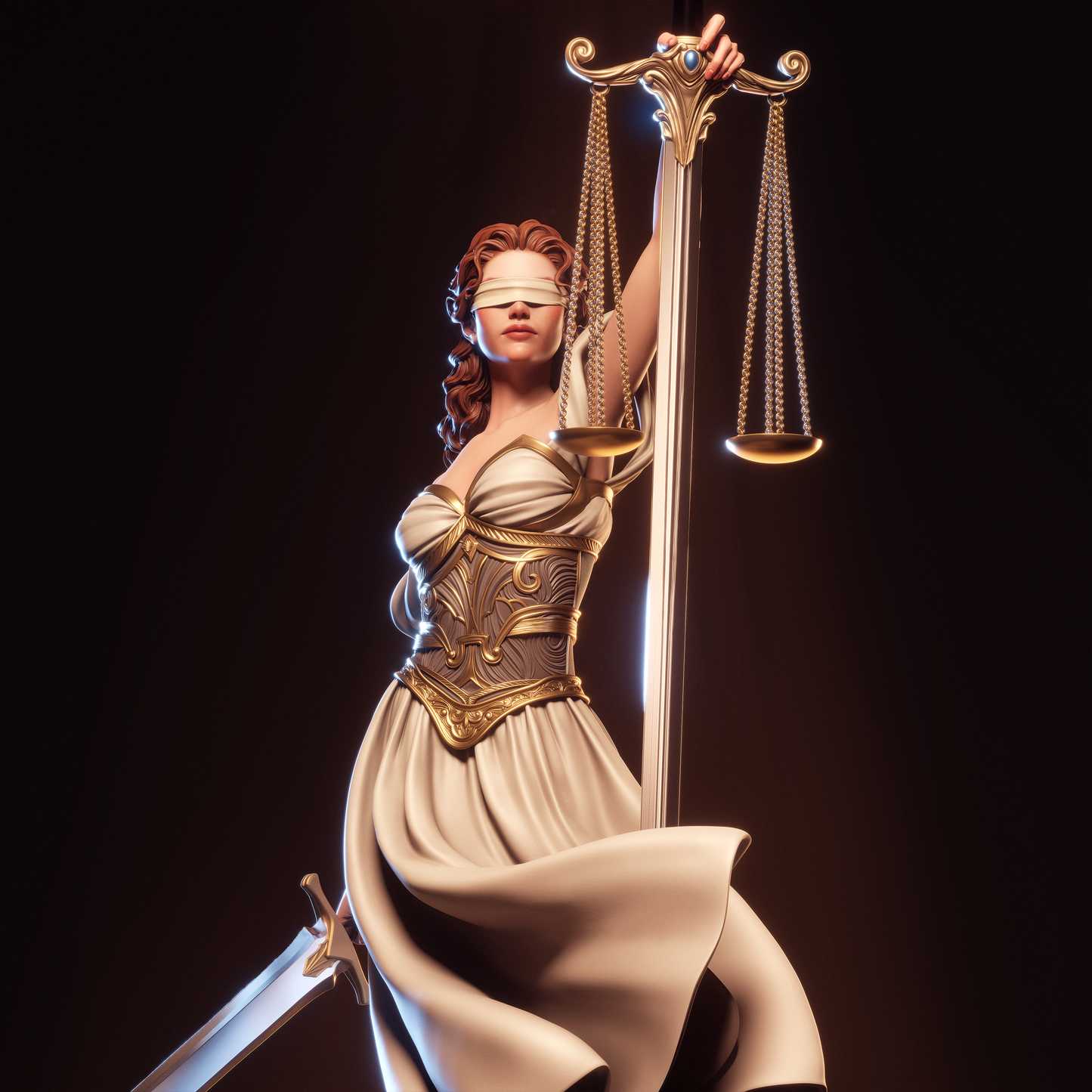 Justice OC – Unpainted 3D Printed Model Kit