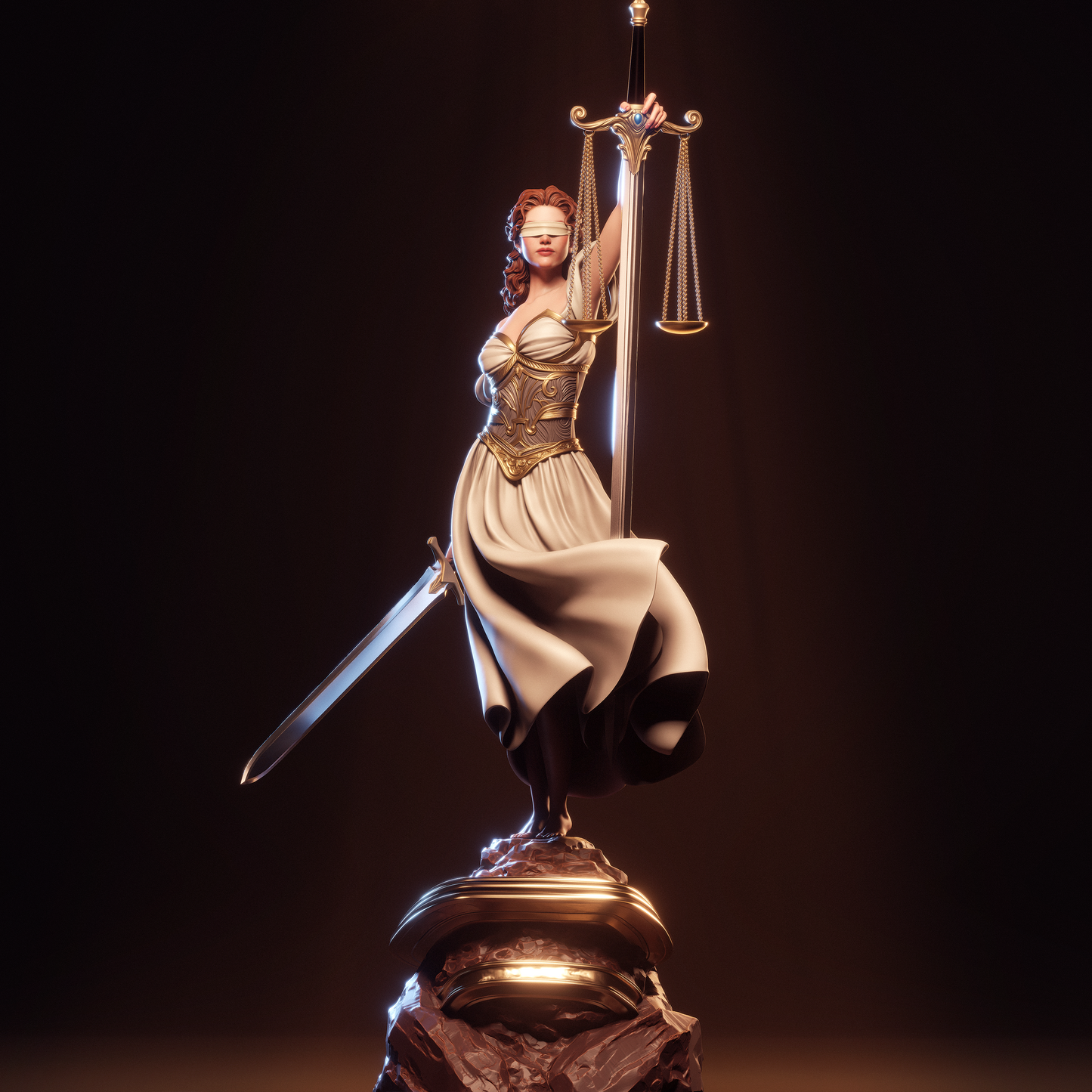 Justice OC – Unpainted 3D Printed Model Kit