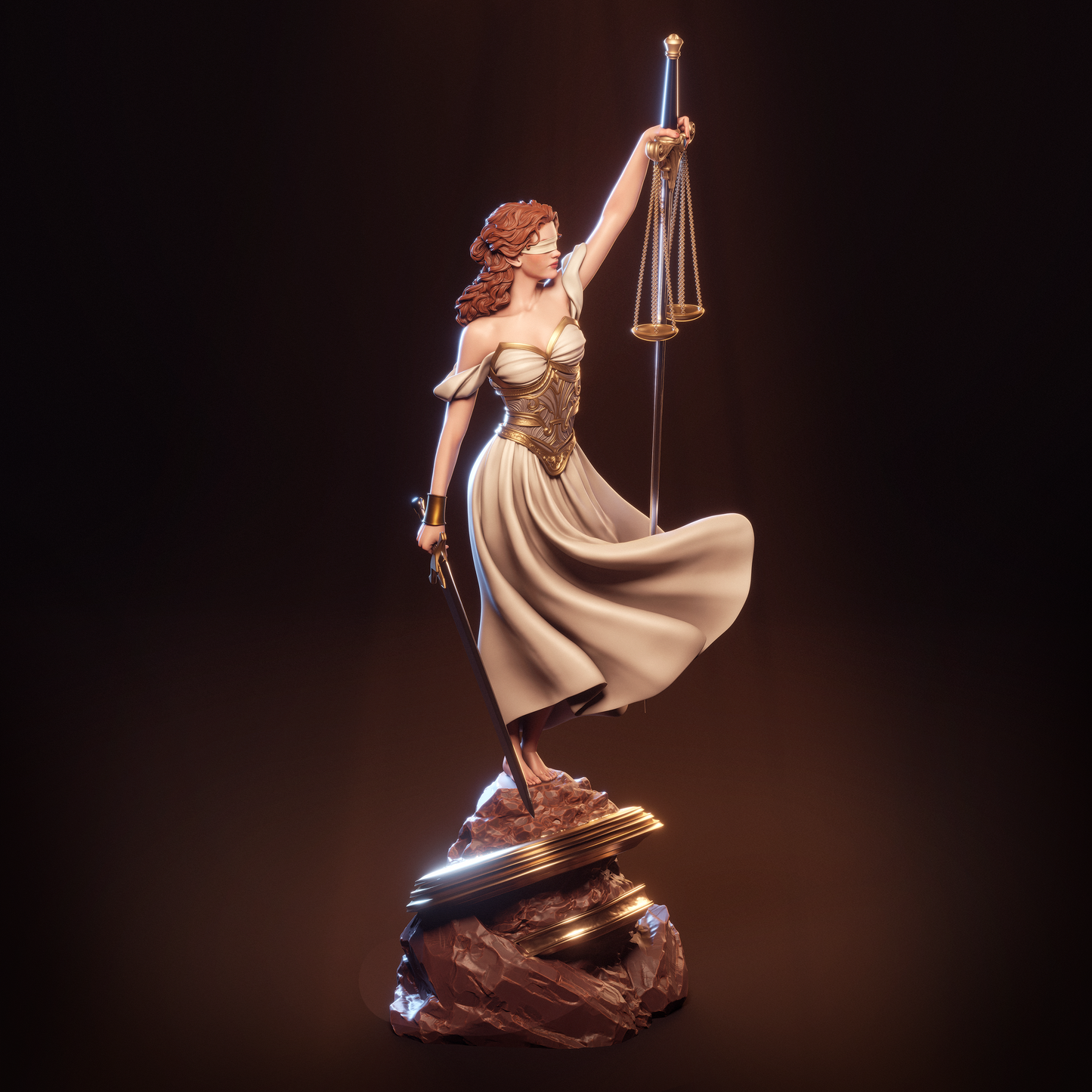 Justice OC – Unpainted 3D Printed Model Kit
