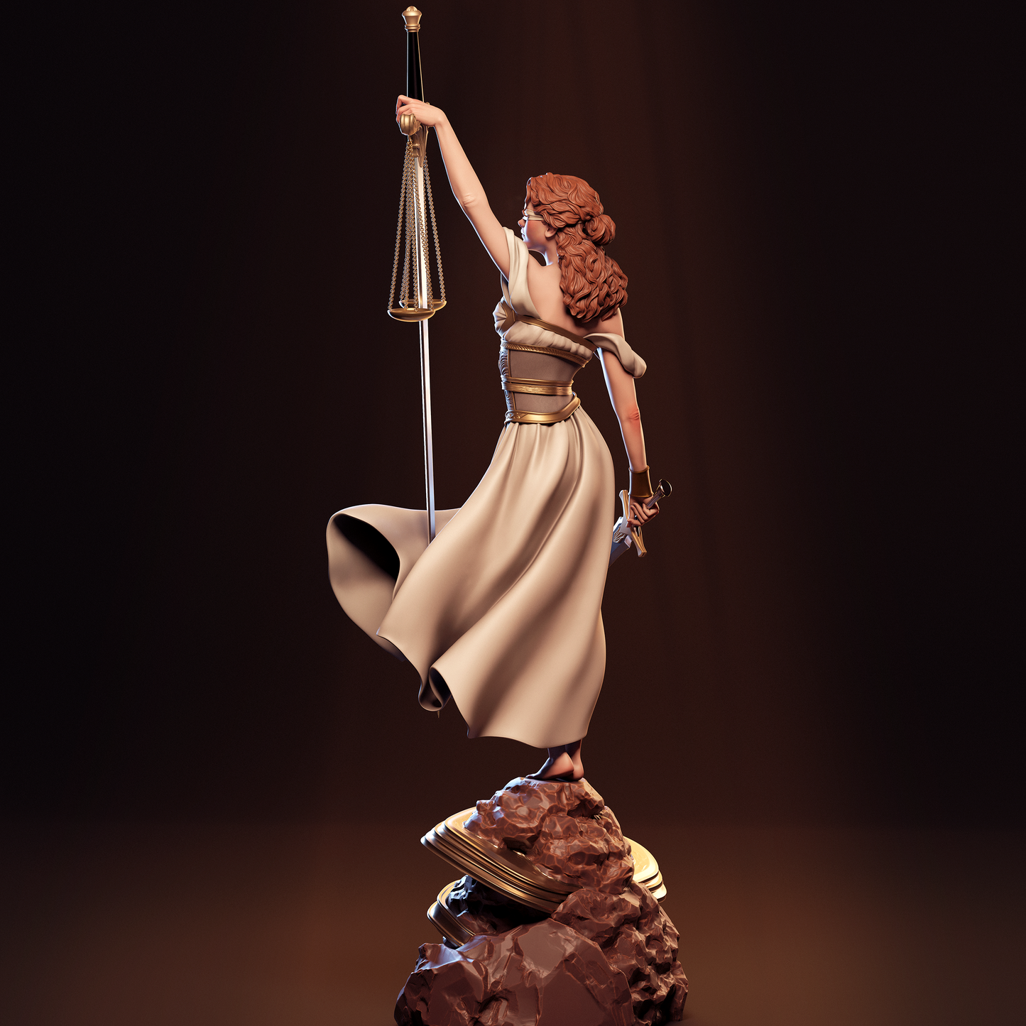Justice OC – Unpainted 3D Printed Model Kit