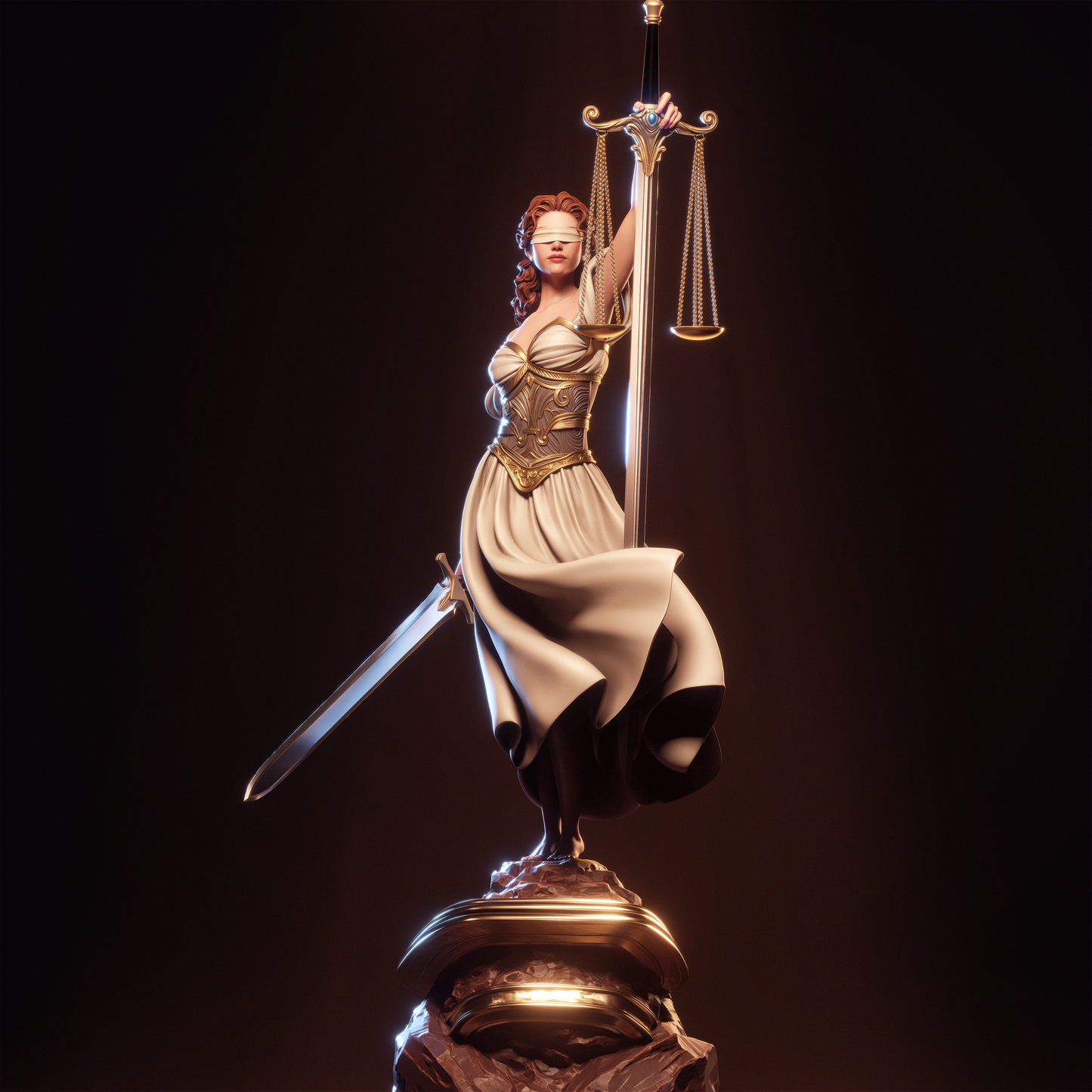 Justice OC – Unpainted 3D Printed Model Kit