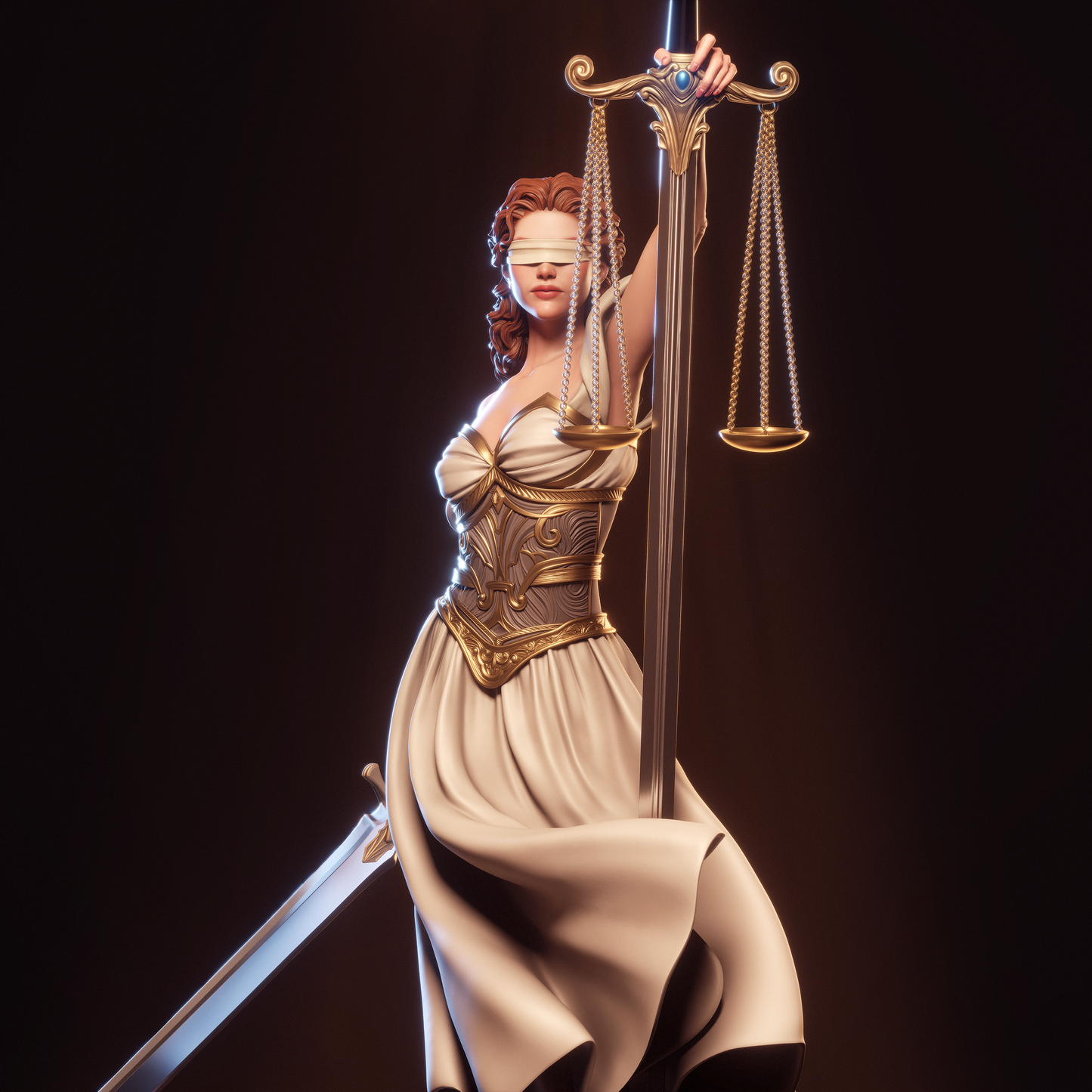 Justice OC – Unpainted 3D Printed Model Kit